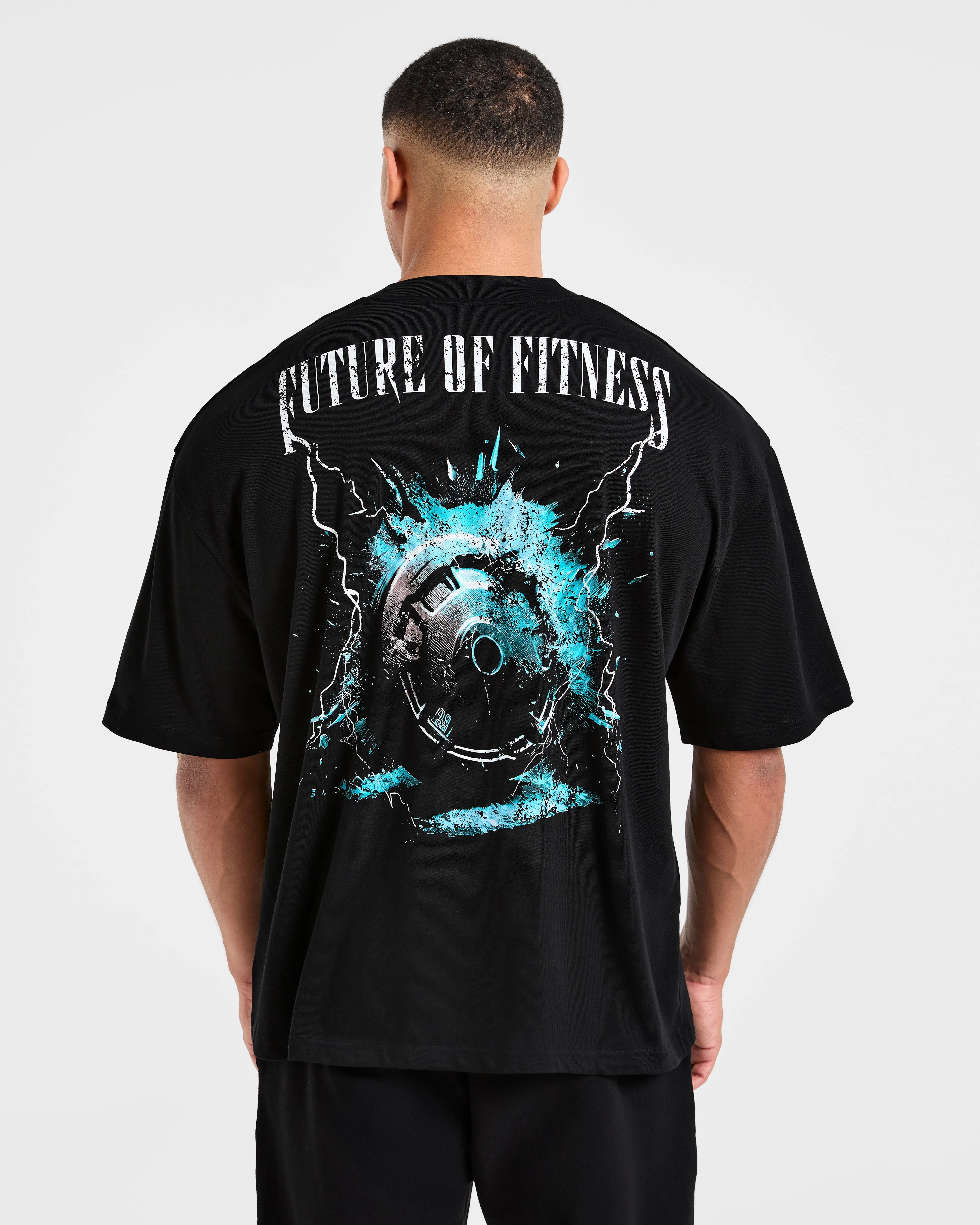Breaking Weights Oversized T Shirt - Black sold by AYBL