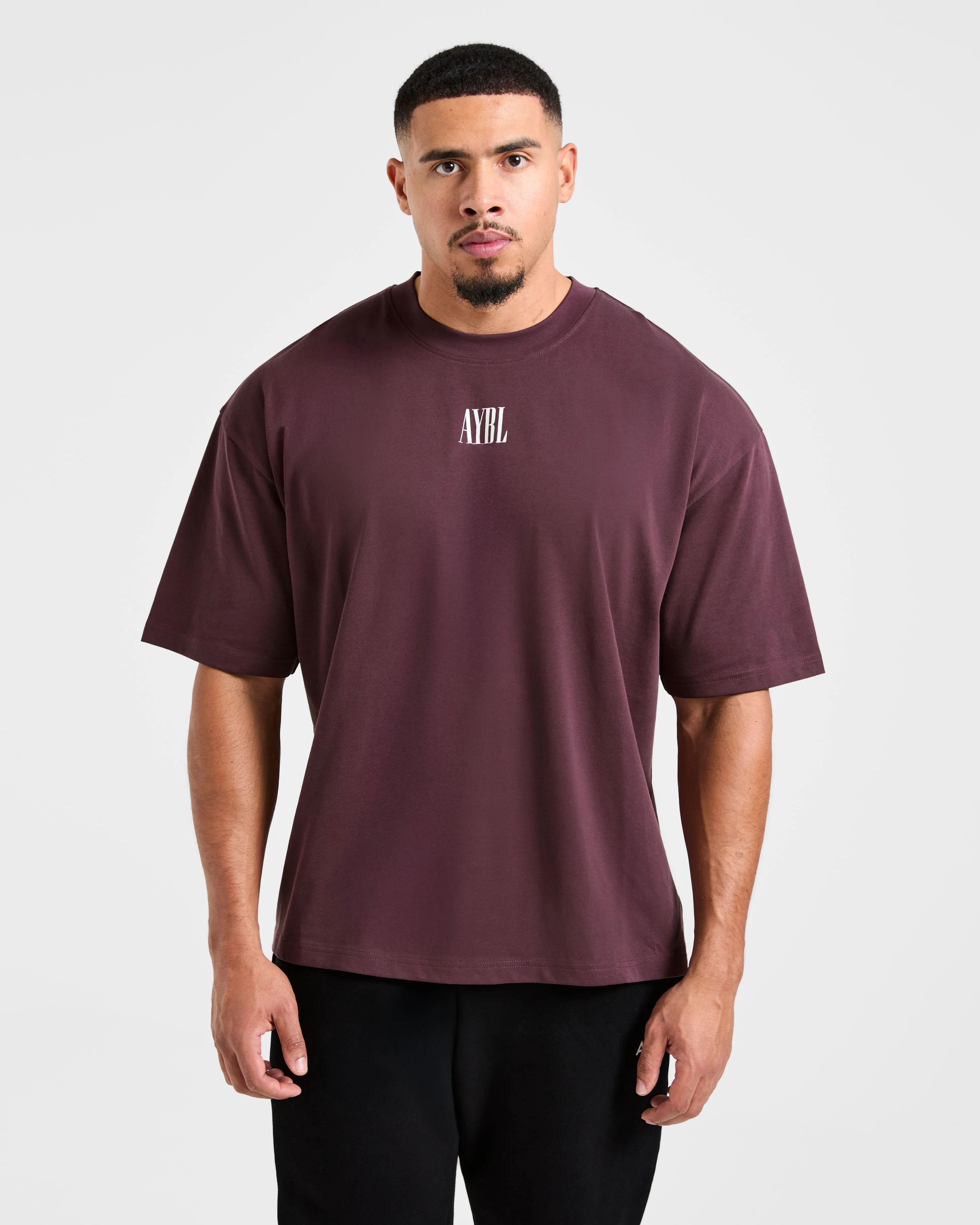 Strength Of Titans Oversized T Shirt - Smoke Berry sold by AYBL product image thumbnail 2
