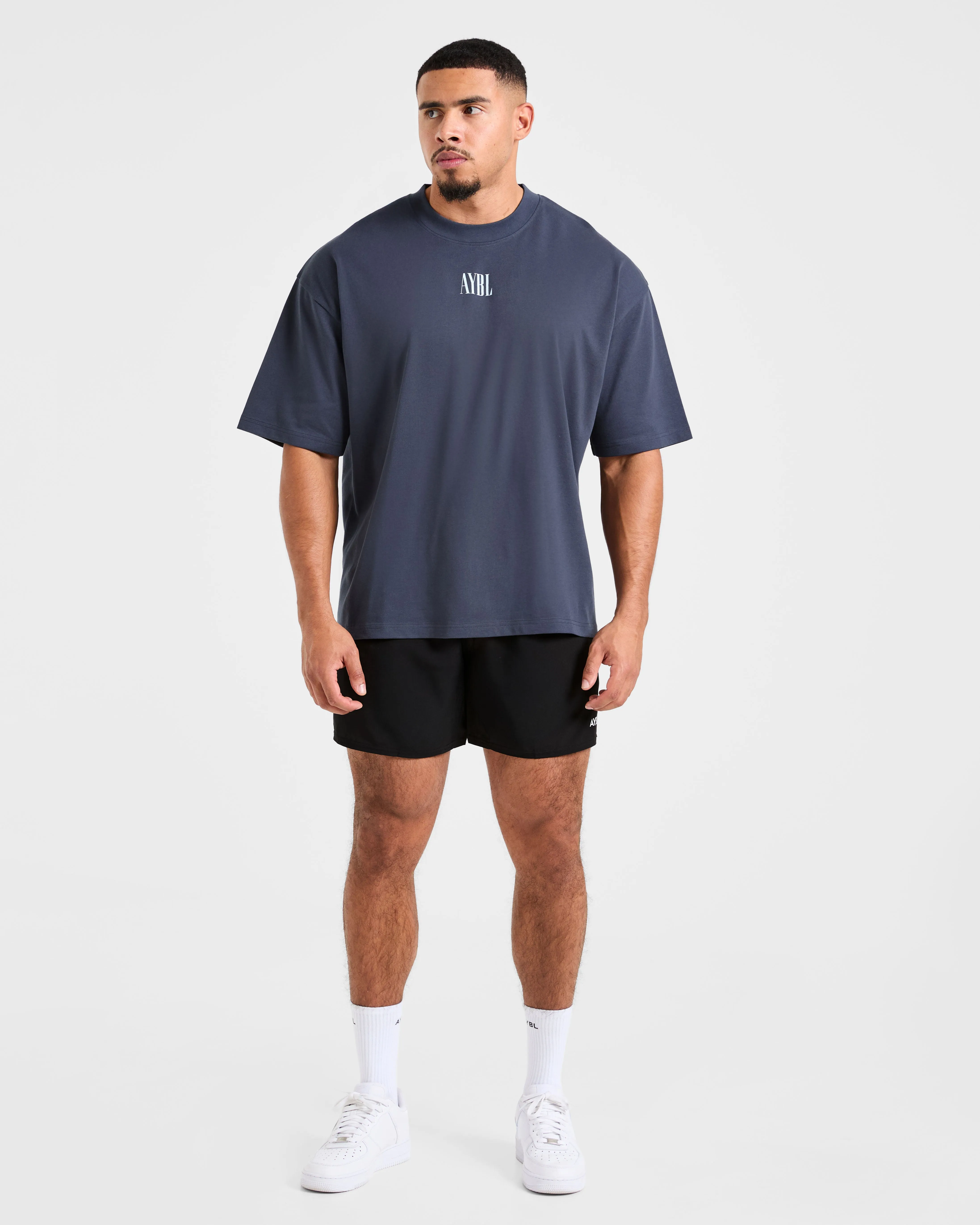 Strength Of Titans Oversized T Shirt - Deep Ocean Blue sold by AYBL product image thumbnail 3