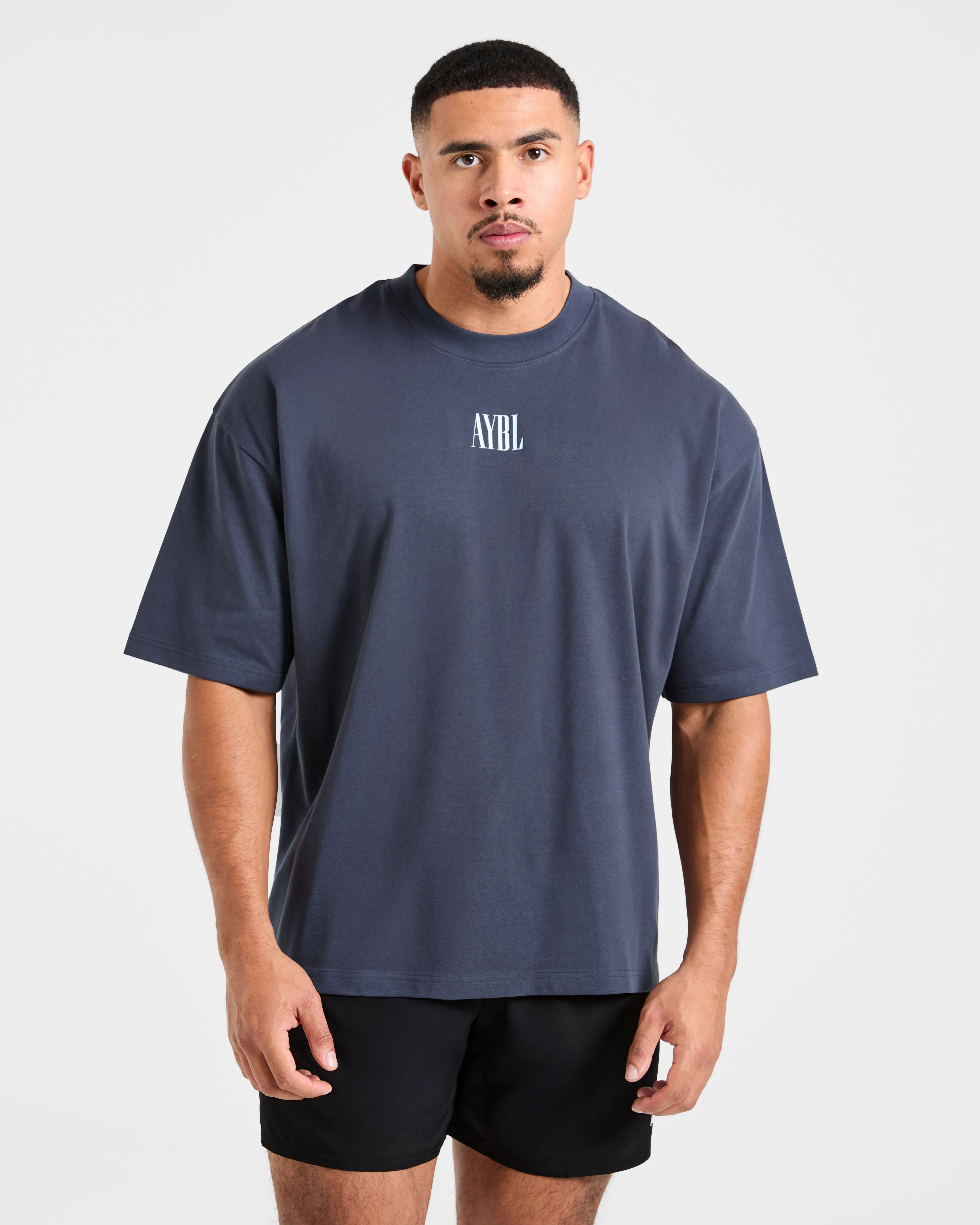 Strength Of Titans Oversized T Shirt - Deep Ocean Blue sold by AYBL product image thumbnail 2