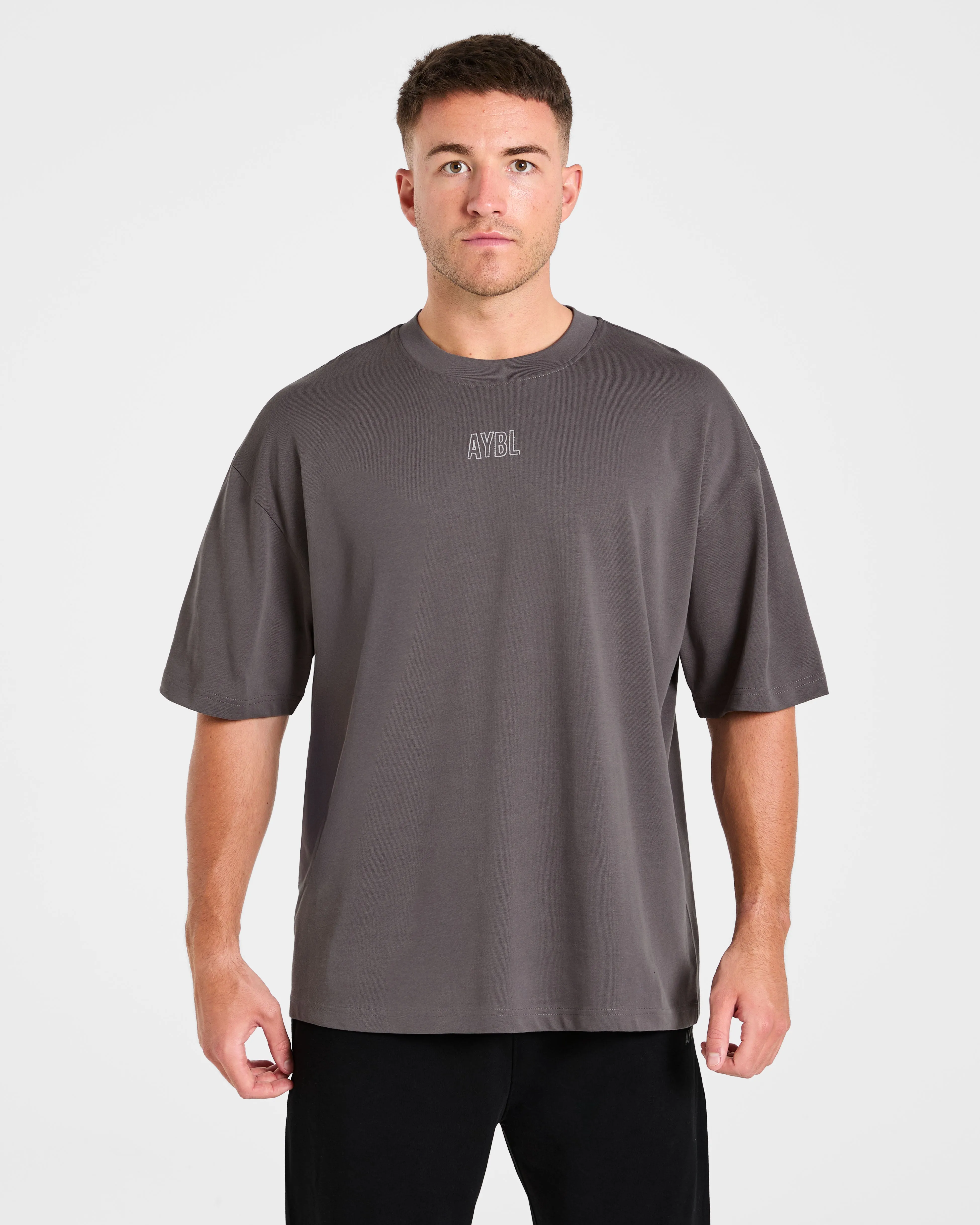 Doberman Strength Oversized T Shirt - Storm Grey sold by AYBL product image thumbnail 2