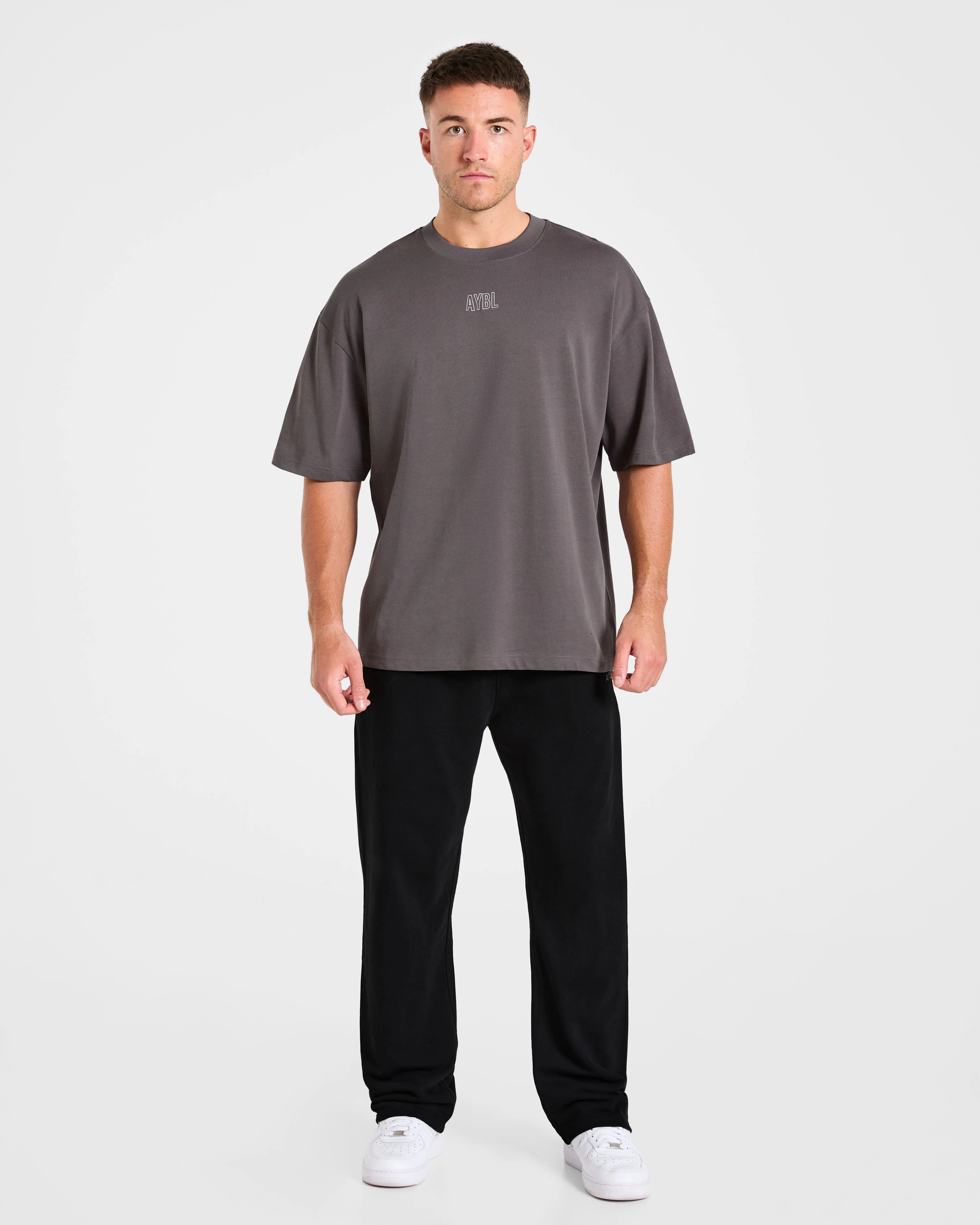 Doberman Strength Oversized T Shirt - Storm Grey sold by AYBL product image thumbnail 3