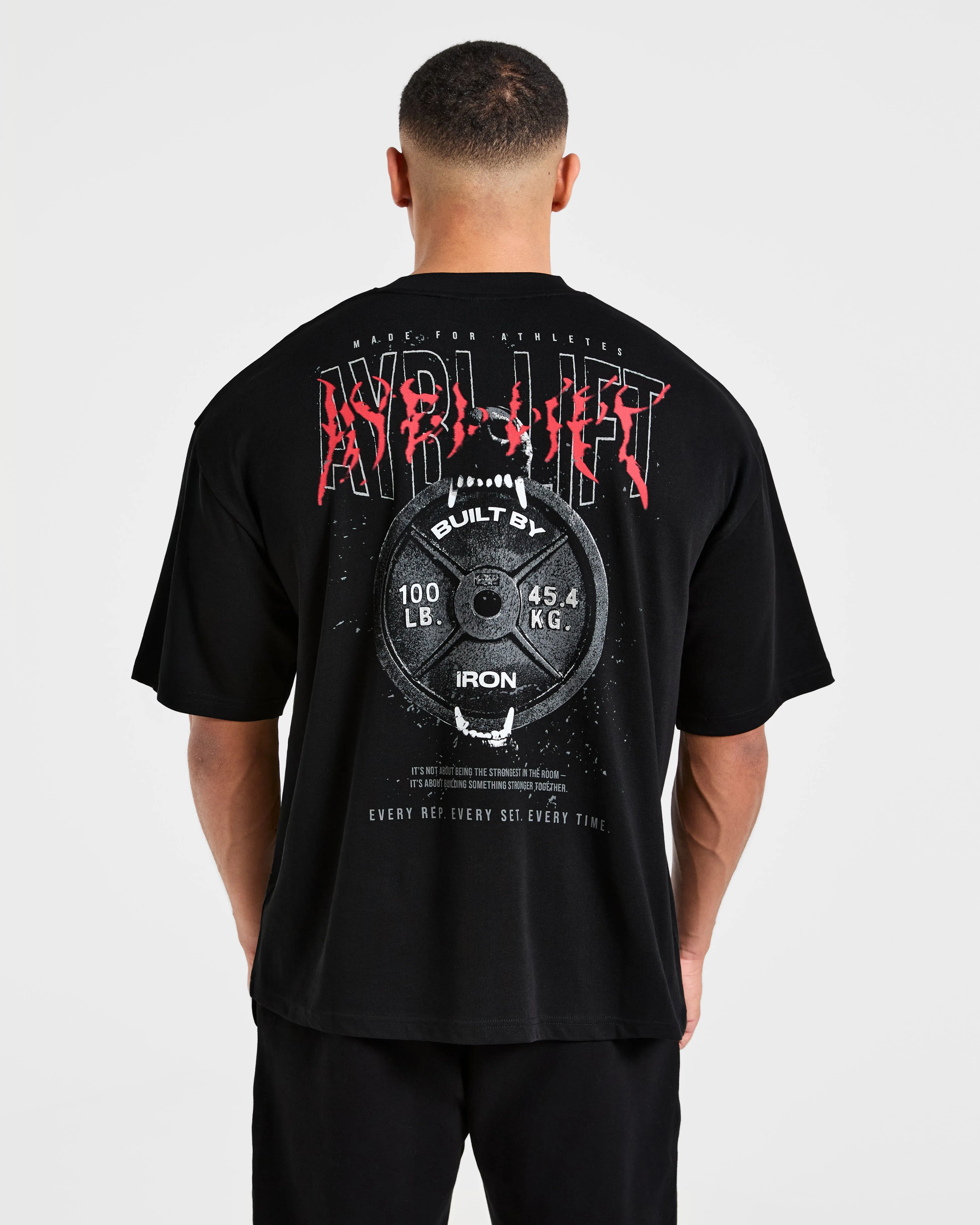Doberman Strength Oversized T Shirt - Black/Red sold by AYBL