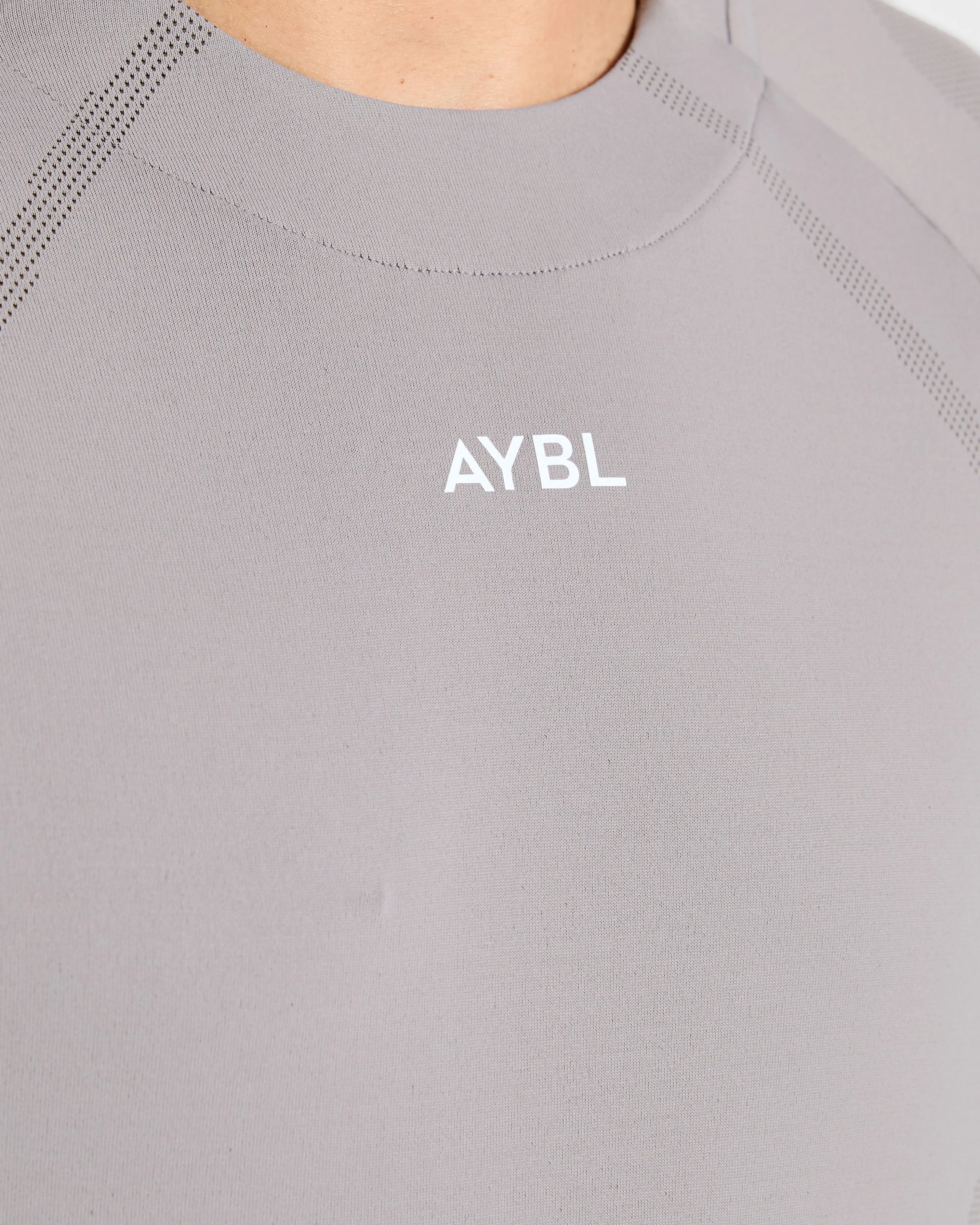 Attain Seamless Long Sleeve T Shirt - Woodland Fog sold by AYBL product image thumbnail 5