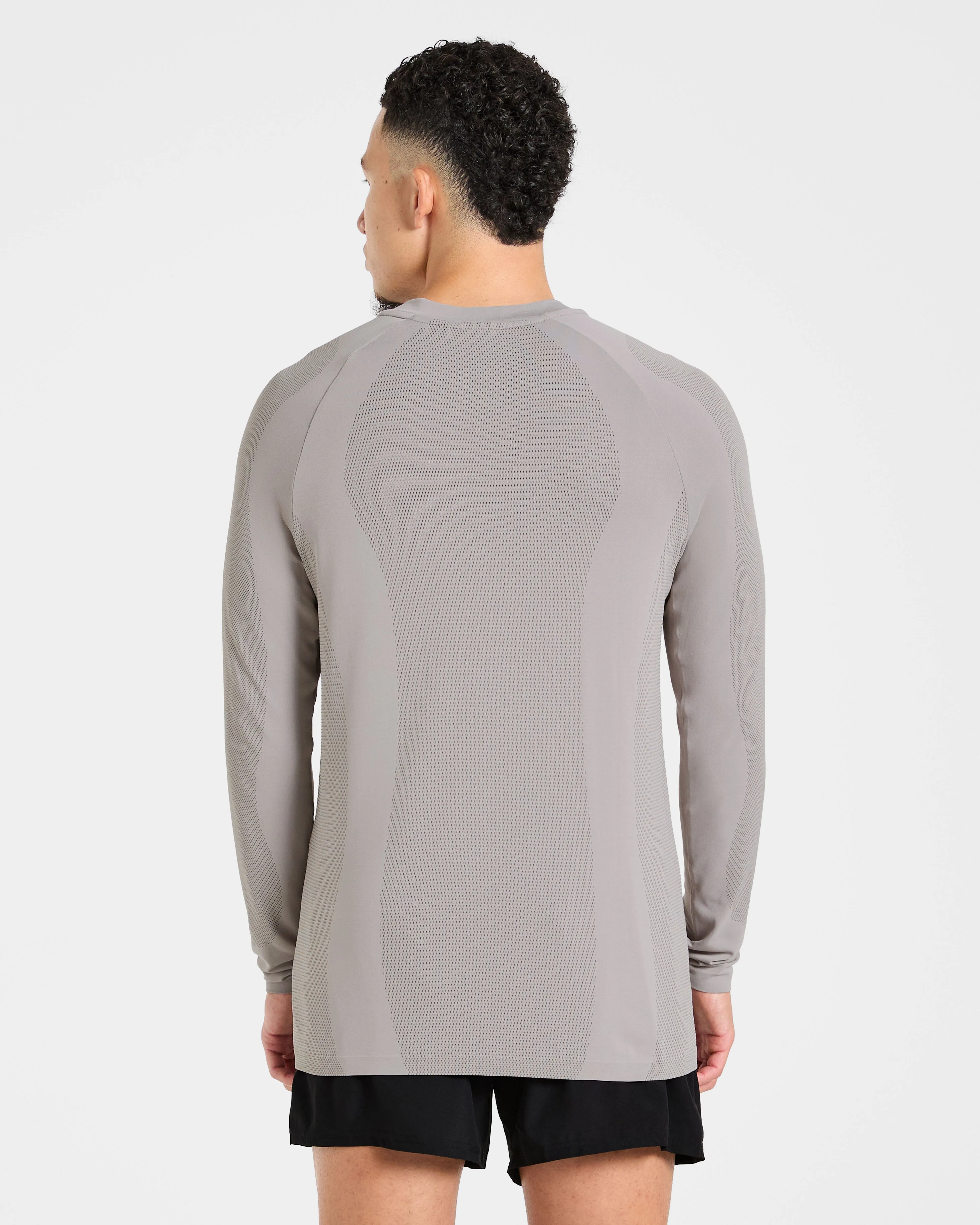 Attain Seamless Long Sleeve T Shirt - Woodland Fog sold by AYBL product image thumbnail 2