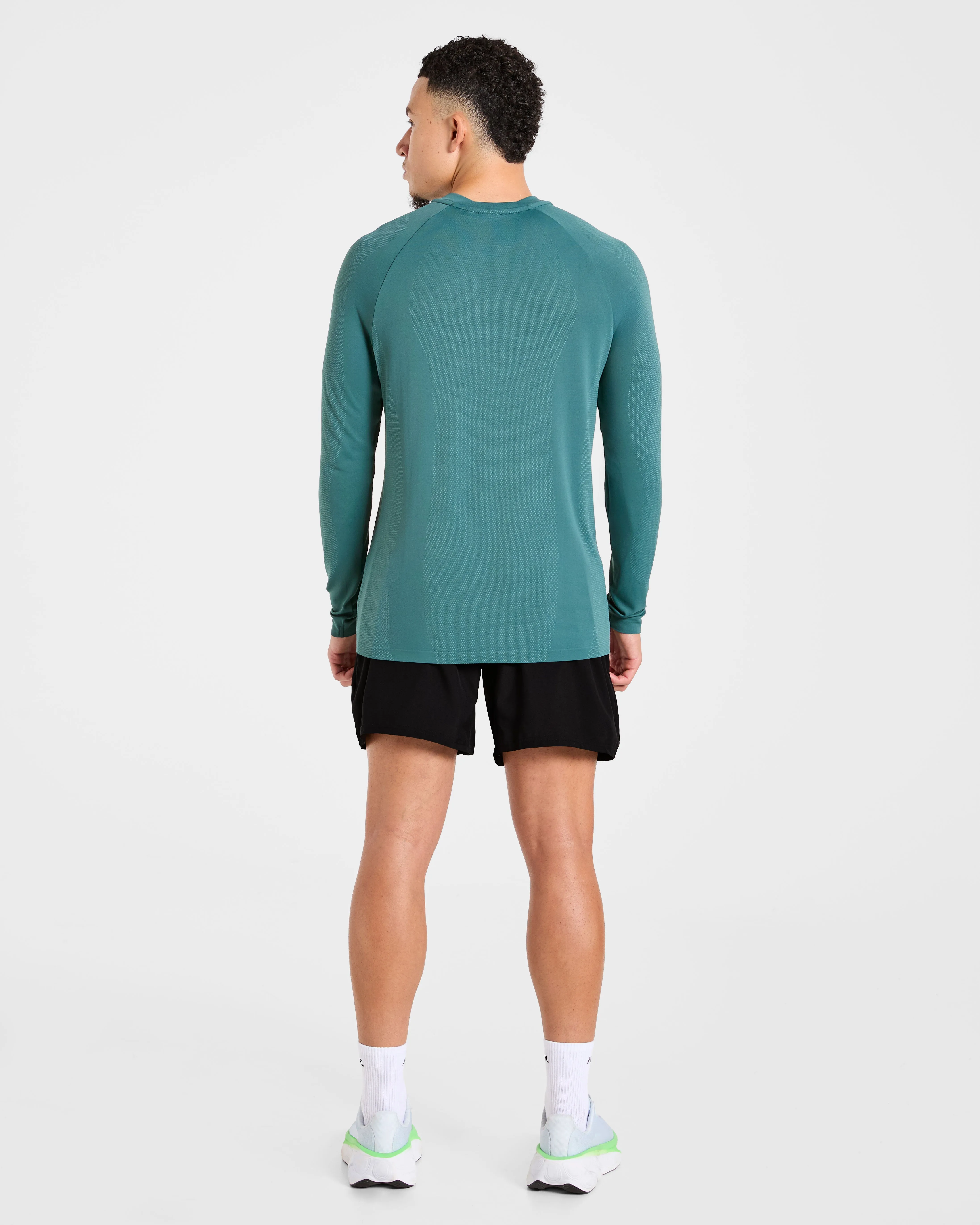 Attain Seamless Long Sleeve T Shirt - Pine Forest sold by AYBL product image thumbnail 3