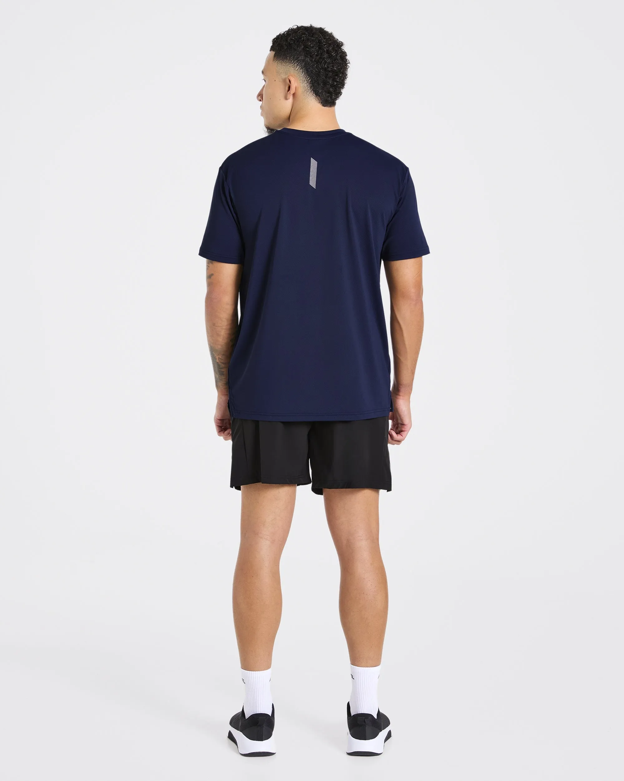 Motion T Shirt - Navy sold by AYBL product image thumbnail 4