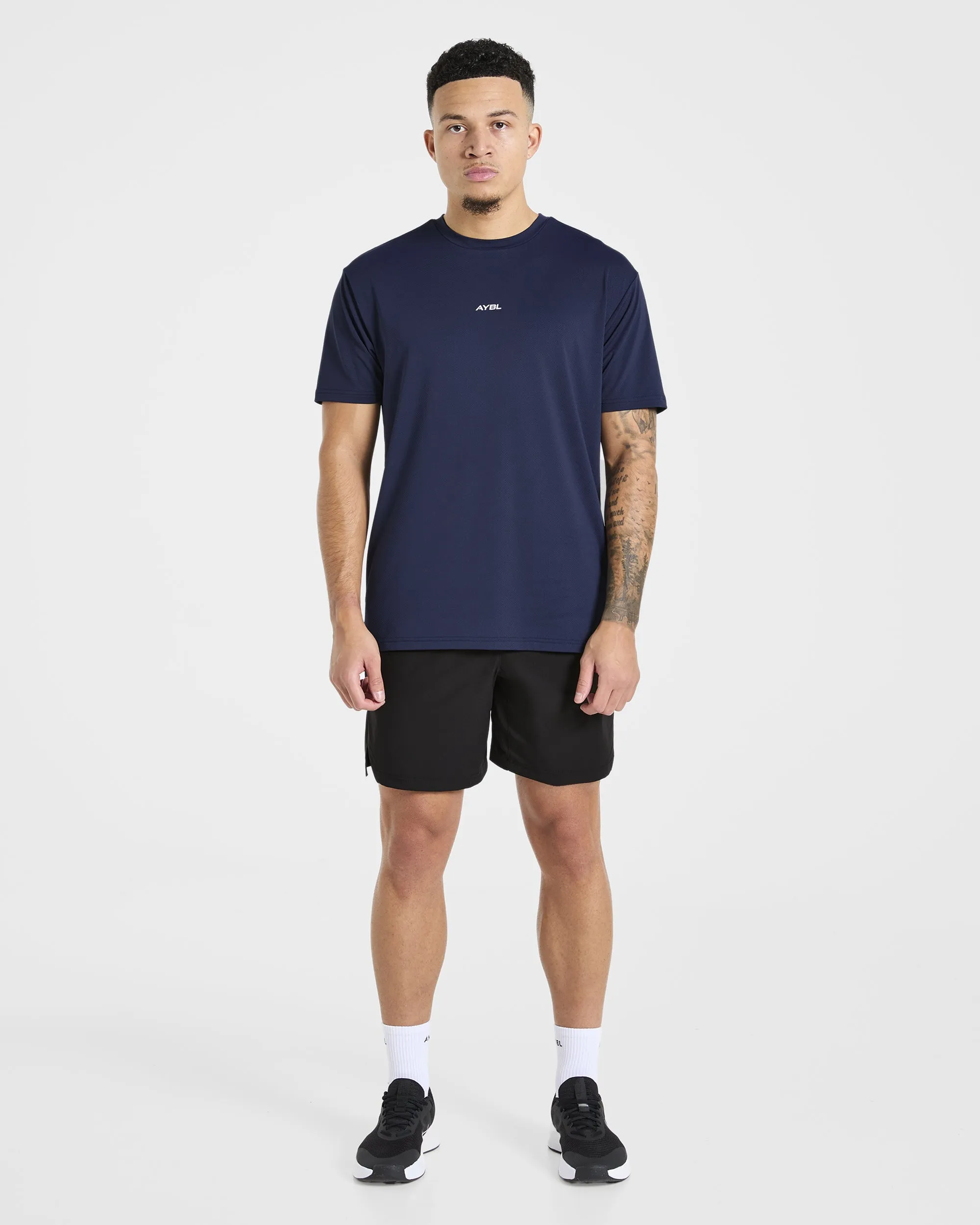 Motion T Shirt - Navy sold by AYBL product image thumbnail 3