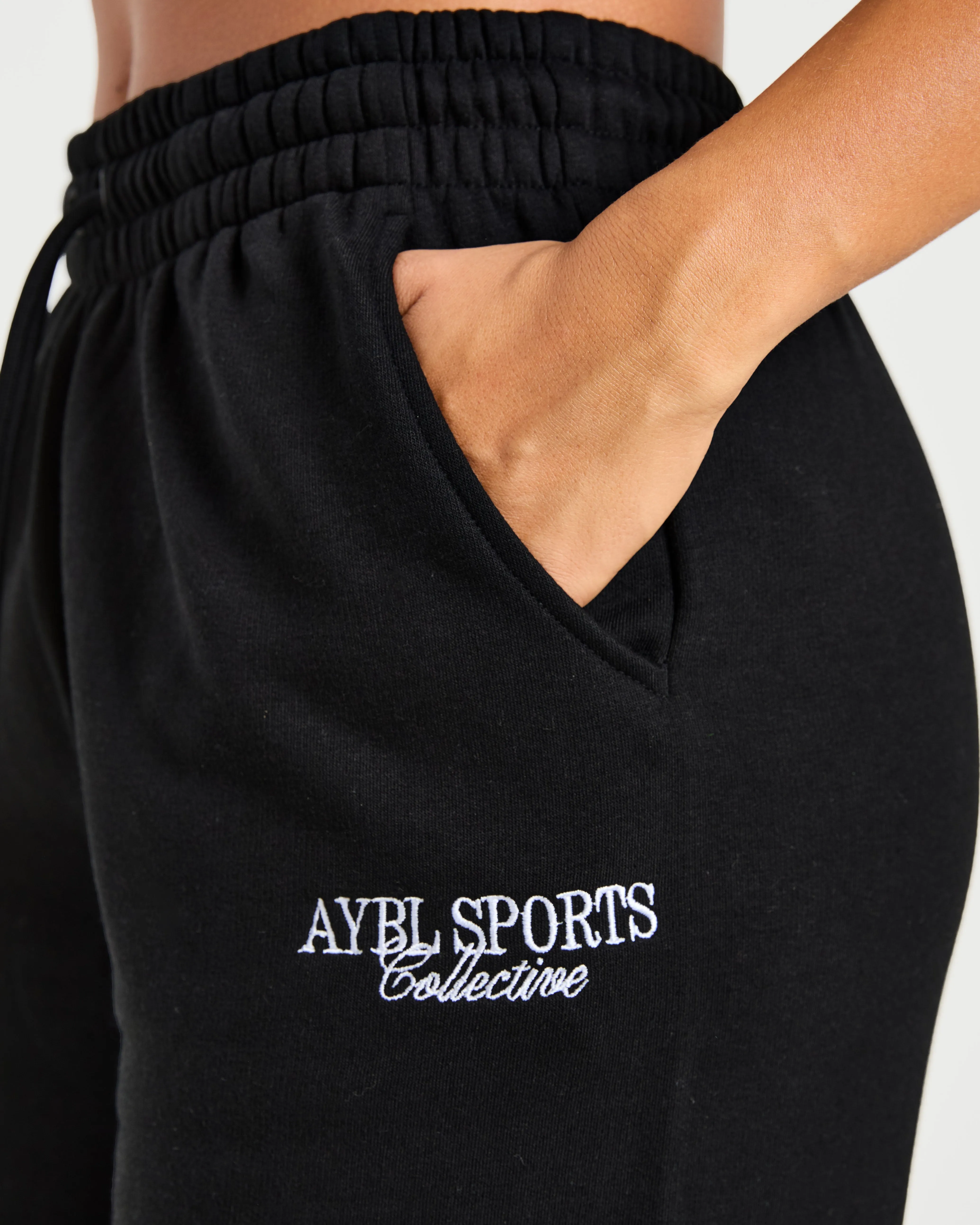 Sports Collective Oversized Straight Leg Joggers - Black sold by AYBL product image thumbnail 5