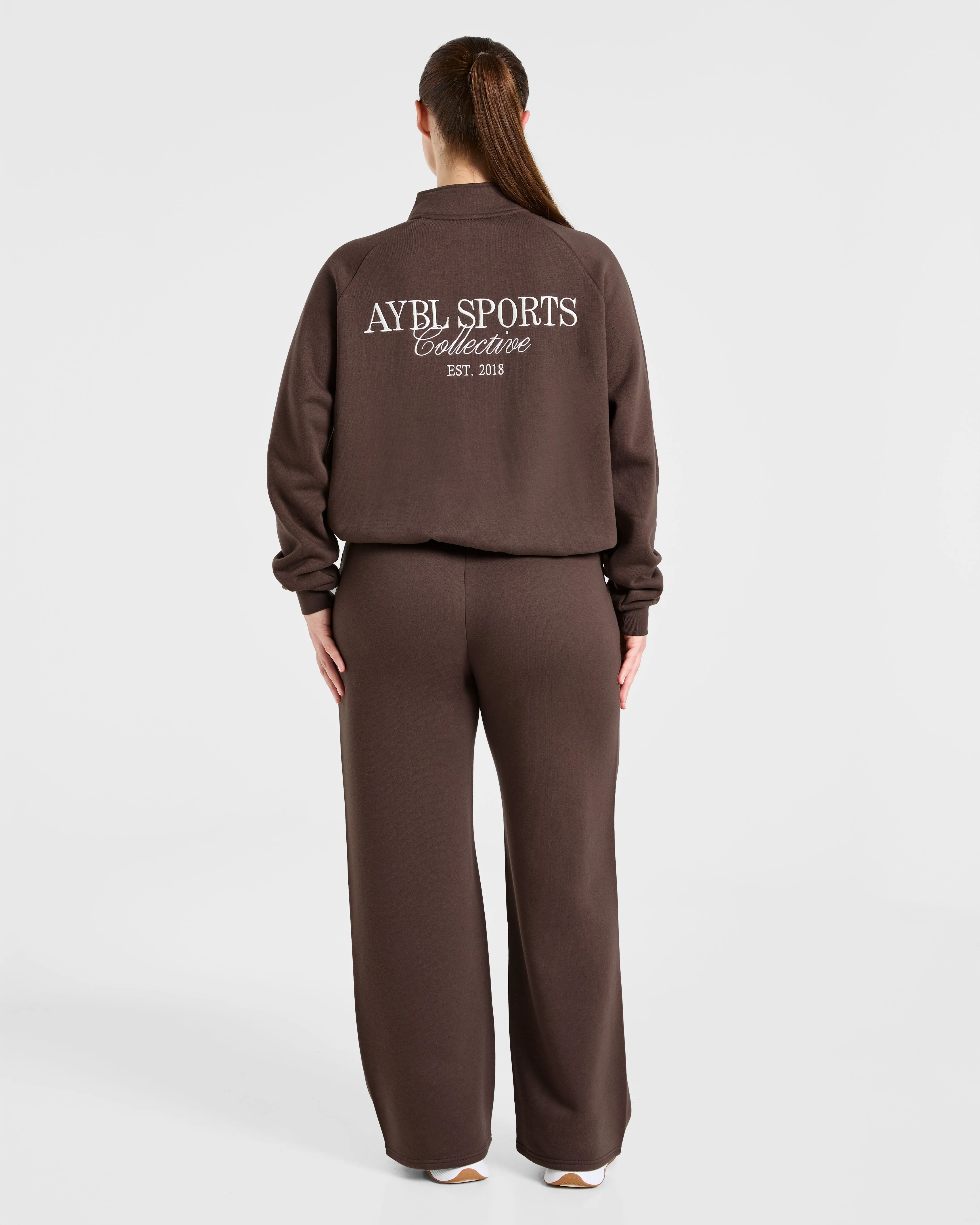 Sports Collective Oversized 1/4 Zip Pullover - Brown sold by AYBL product image thumbnail 4
