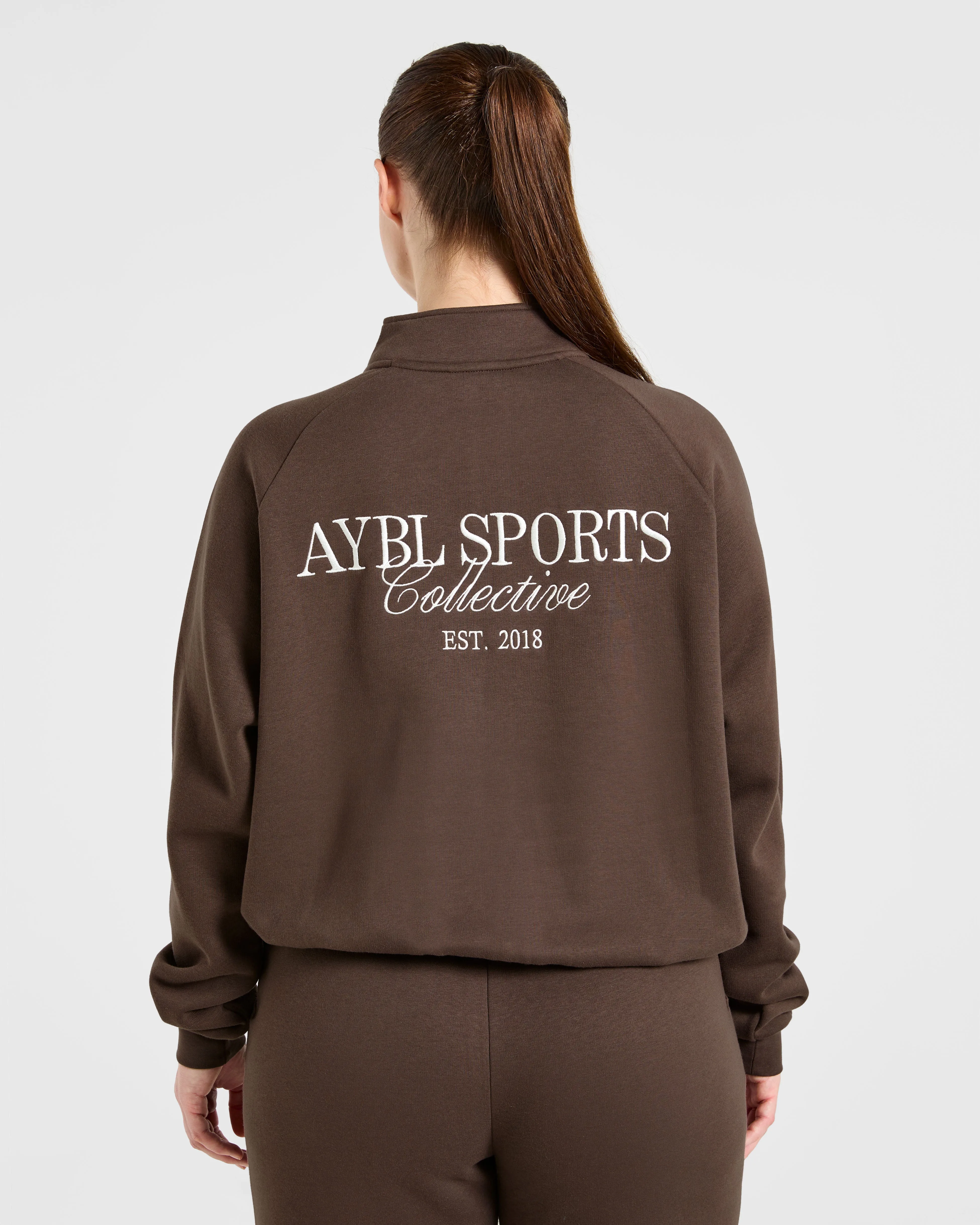 Sports Collective Oversized 1/4 Zip Pullover - Brown sold by AYBL