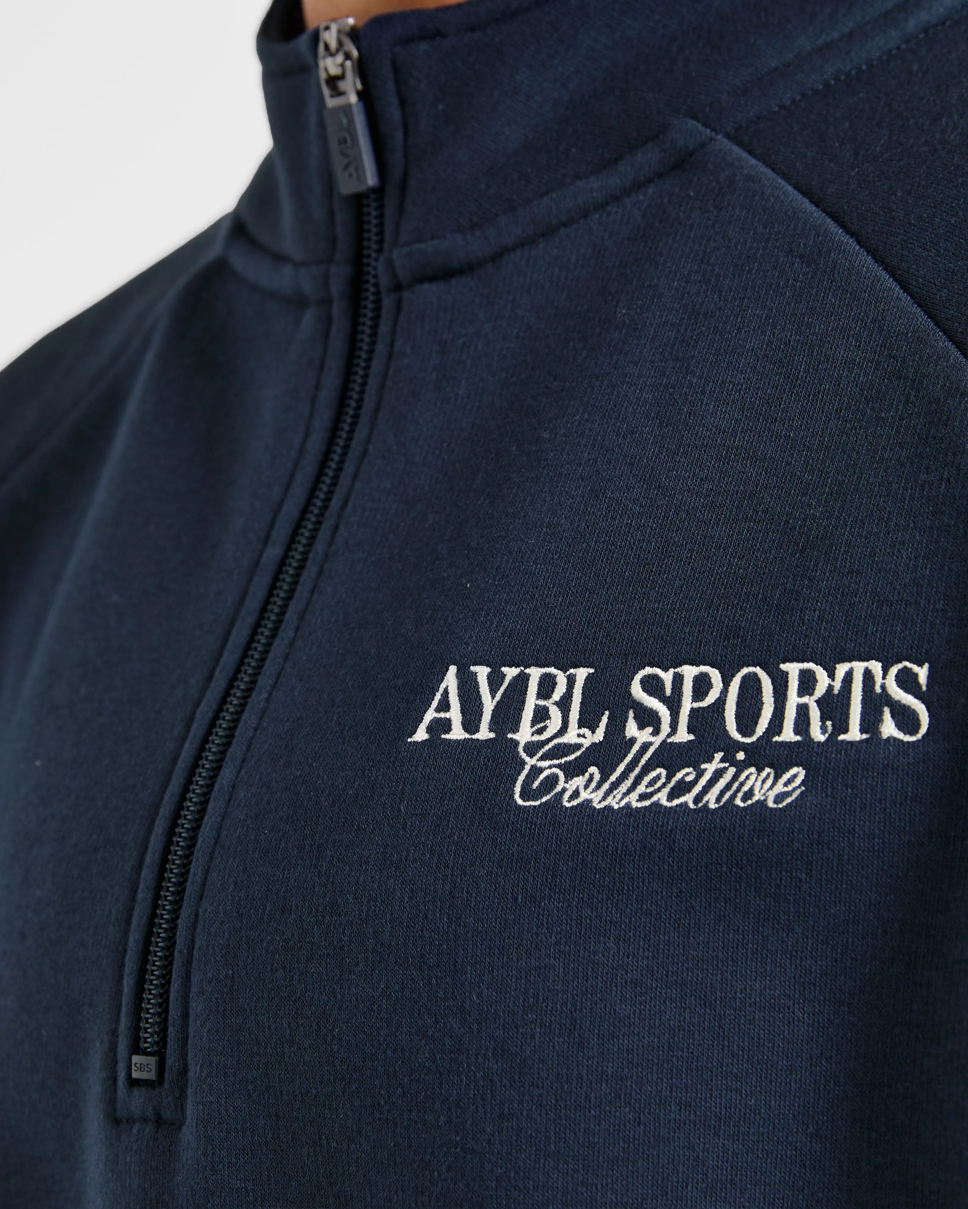 Sports Collective Oversized 1/4 Zip Pullover - True Navy sold by AYBL product image thumbnail 5