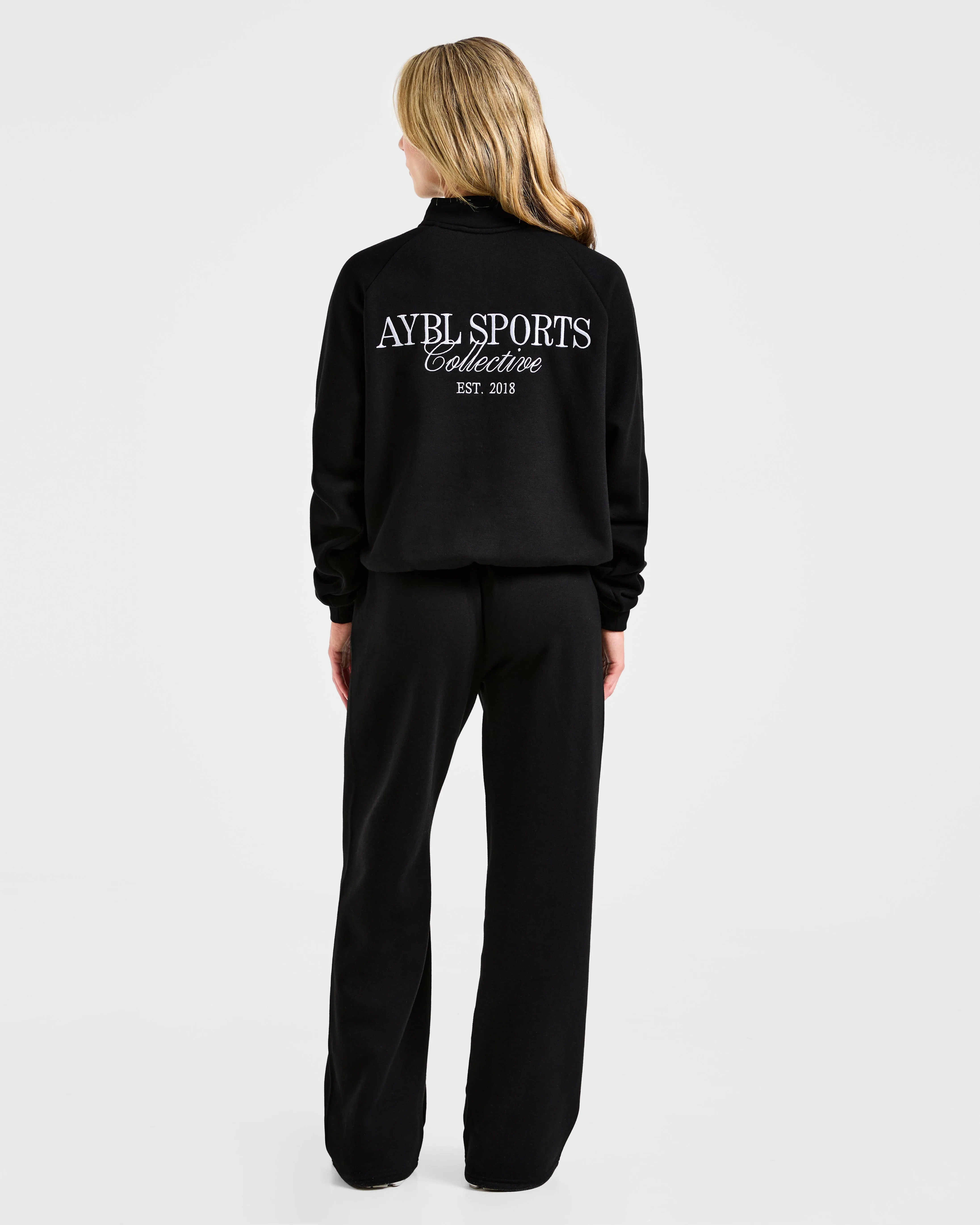 Sports Collective Oversized 1/4 Zip Pullover - Black sold by AYBL product image thumbnail 4