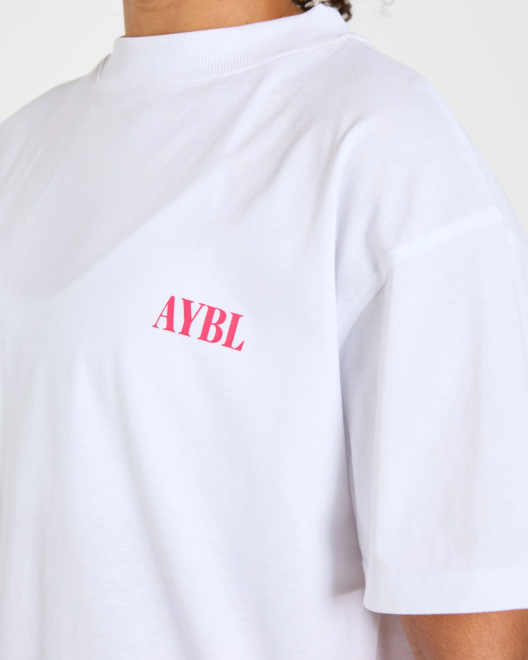 AYBL Strength Co Oversized T Shirt - White sold by AYBL product image thumbnail 5