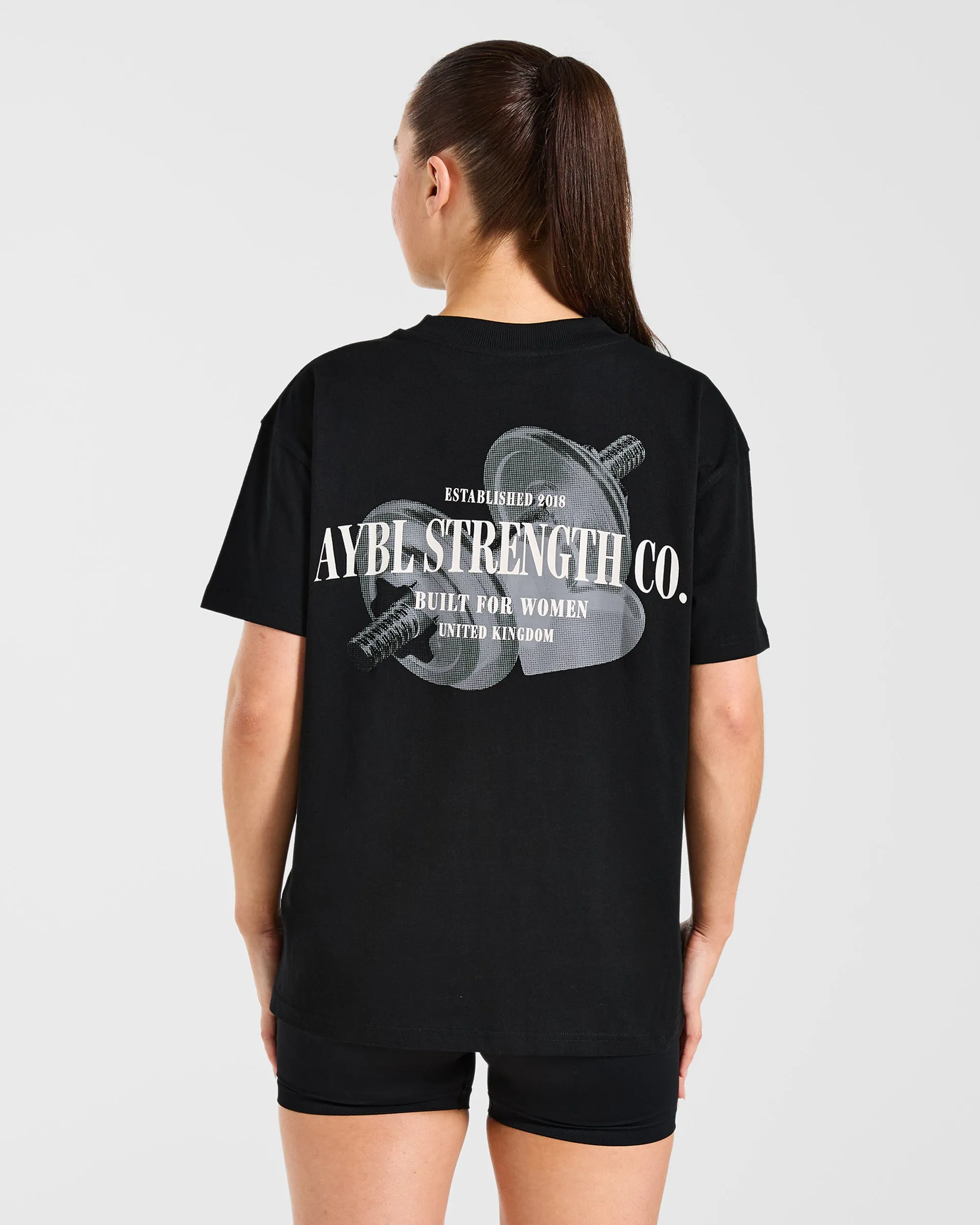 AYBL Strength Co Oversized T Shirt - Black sold by AYBL