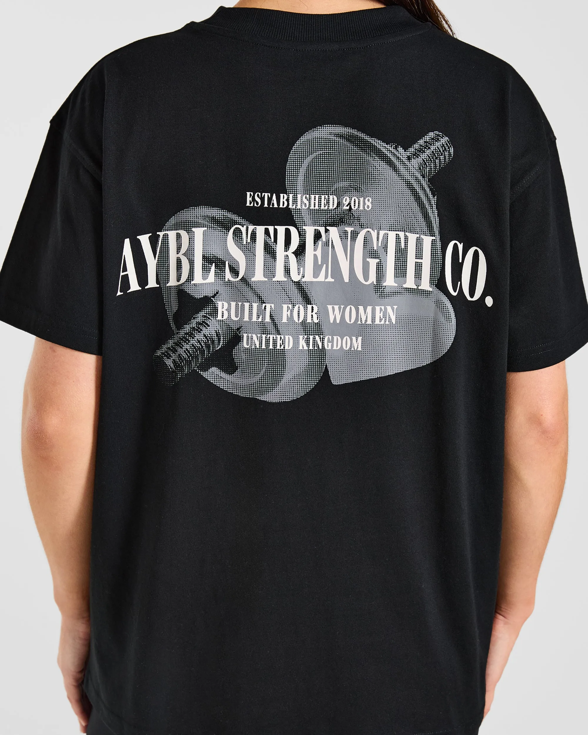 AYBL Strength Co Oversized T Shirt - Black sold by AYBL product image thumbnail 5
