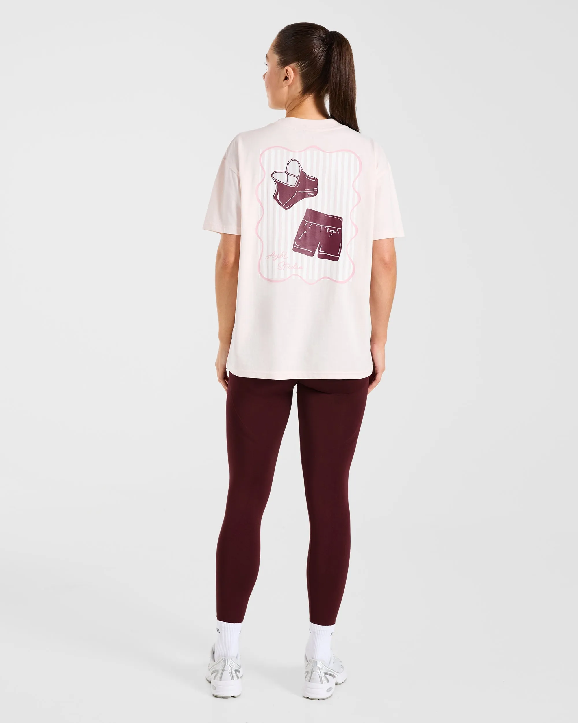 AYBL Studio Oversized T Shirt - Pink sold by AYBL product image thumbnail 4