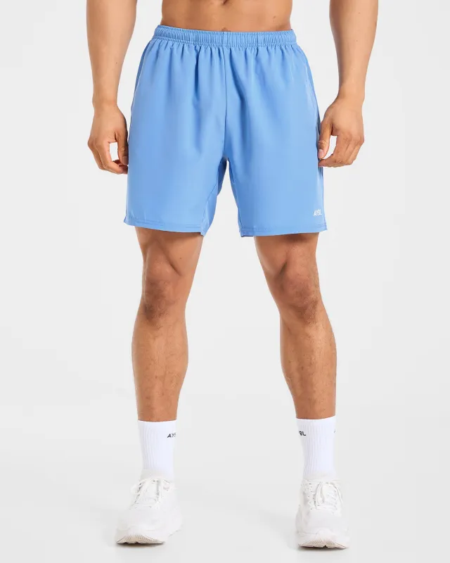 Core 7" Shorts  - Muted Blue made by AYBL