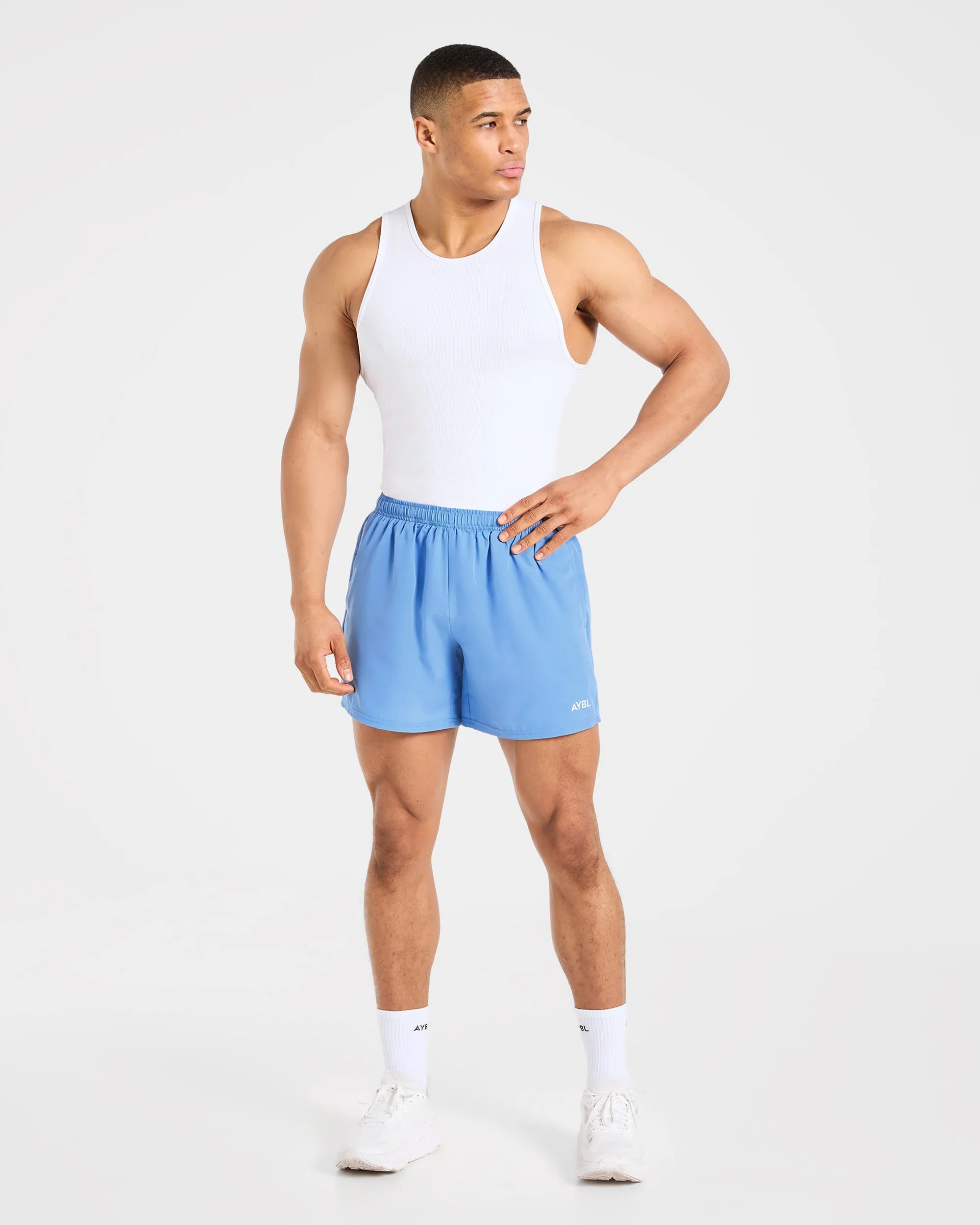 Core 5" Shorts - Muted Blue sold by AYBL product image thumbnail 3