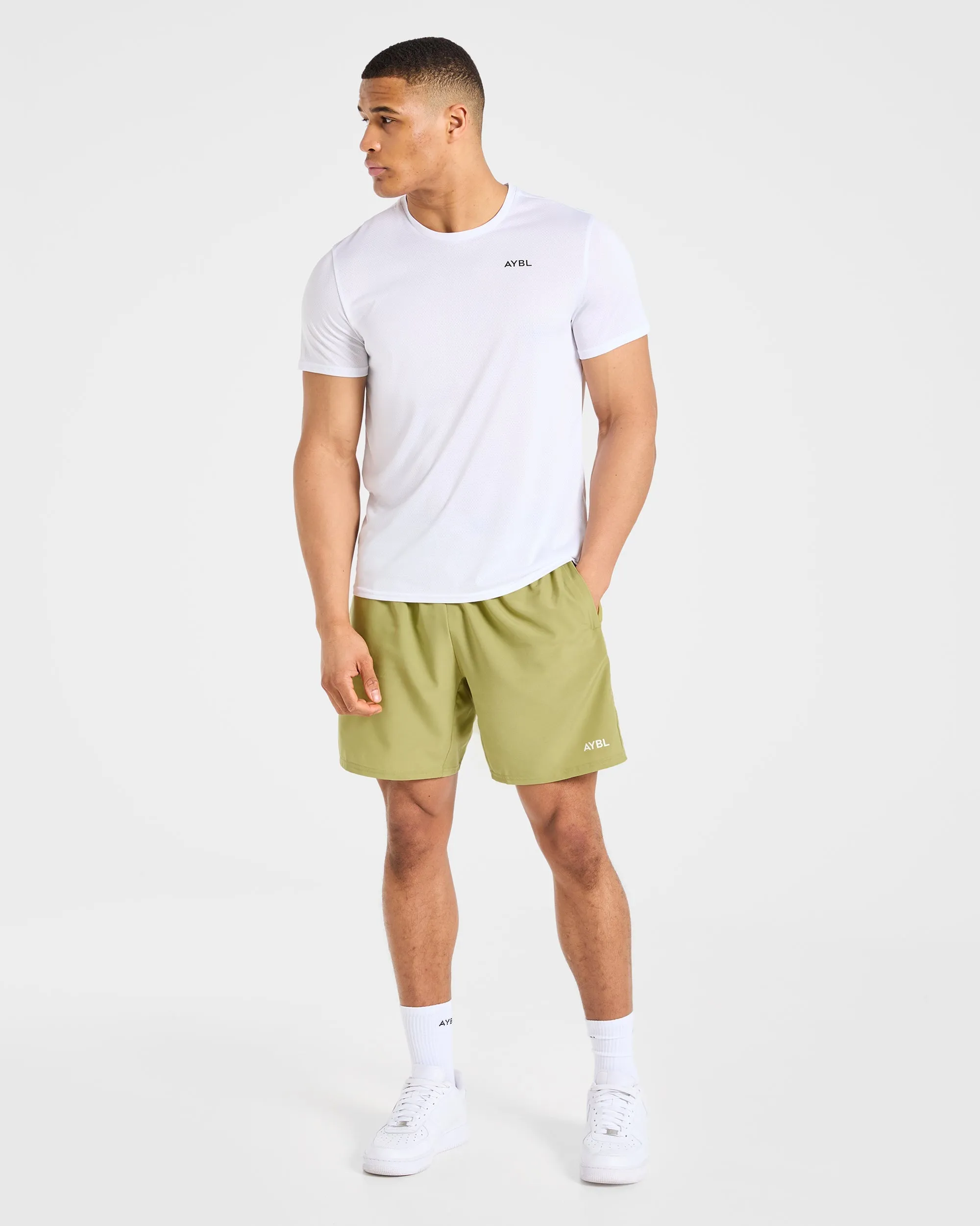 Core 7" Shorts - Citrus Olive sold by AYBL product image thumbnail 3