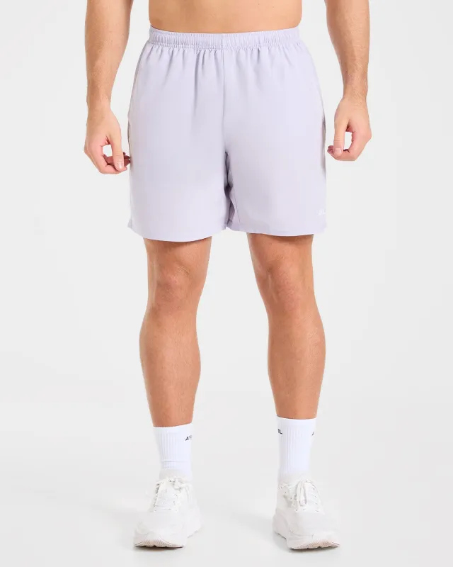 Core 7" Shorts  - Cloud Lilac made by AYBL