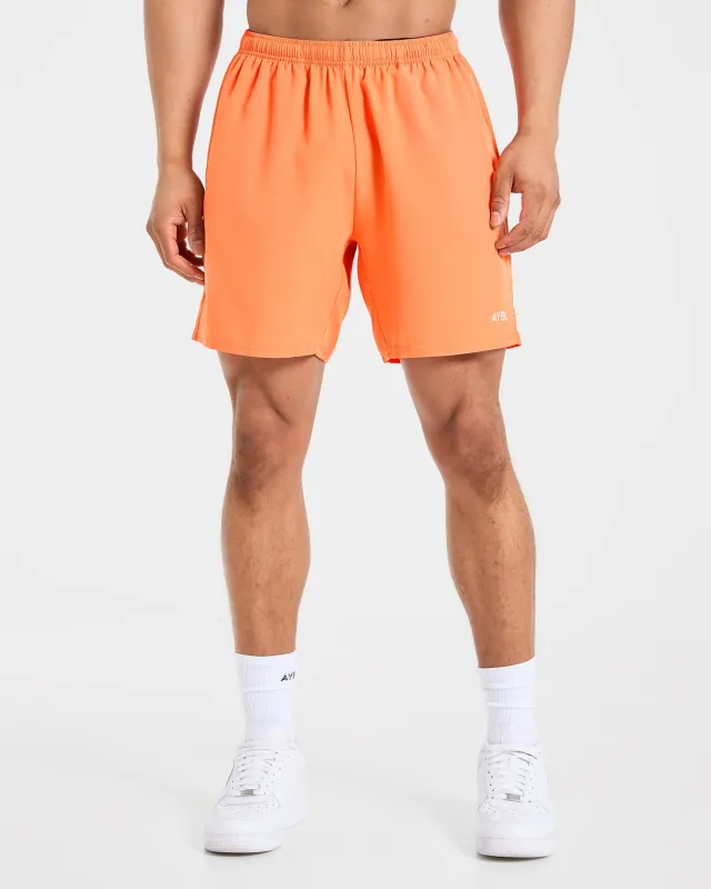 Core 7" Shorts  - Summer Orange made by AYBL