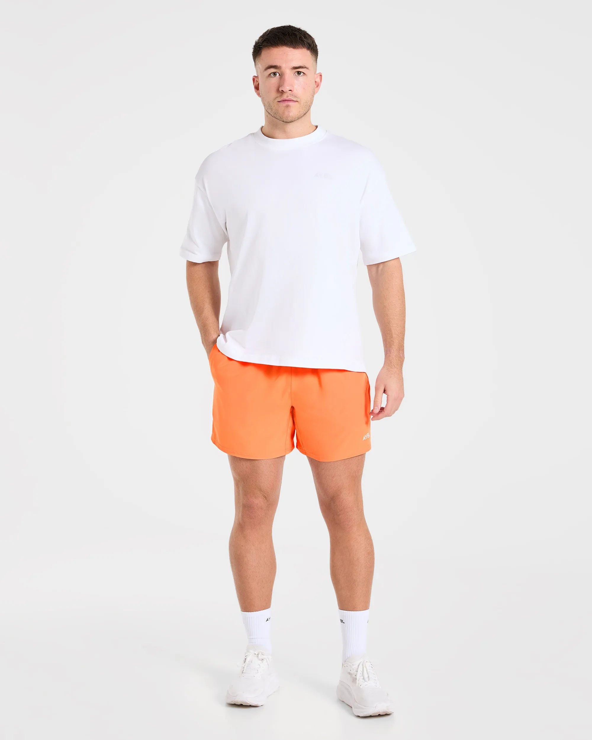 Core 5" Shorts - Summer Orange sold by AYBL product image thumbnail 3