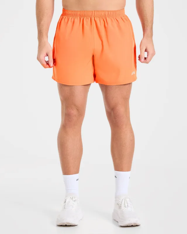 Core 5" Shorts - Summer Orange made by AYBL