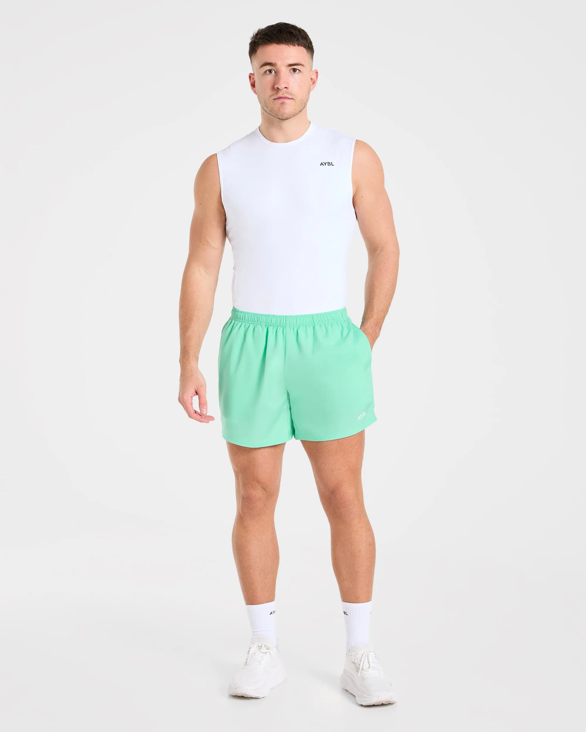 Core 5" Shorts - Summer Mint sold by AYBL product image thumbnail 3