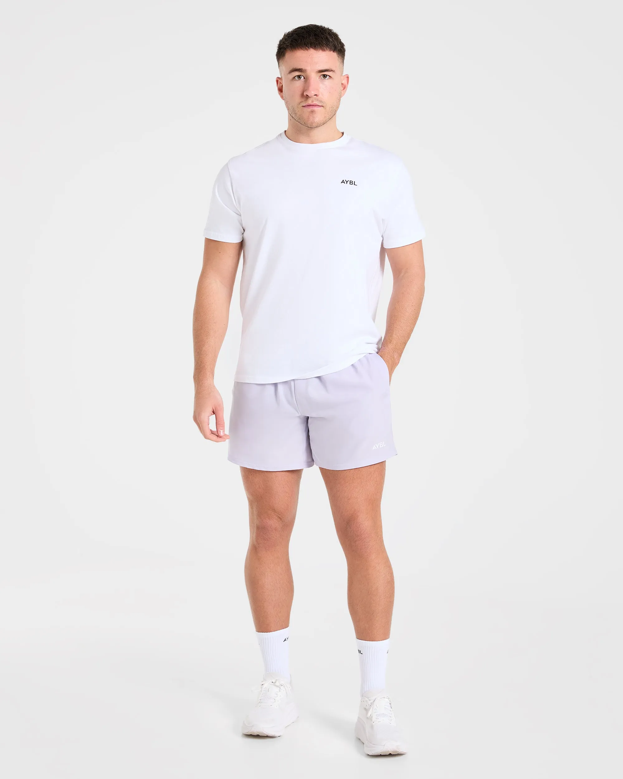 Core 5" Shorts - Cloud Lilac sold by AYBL product image thumbnail 3