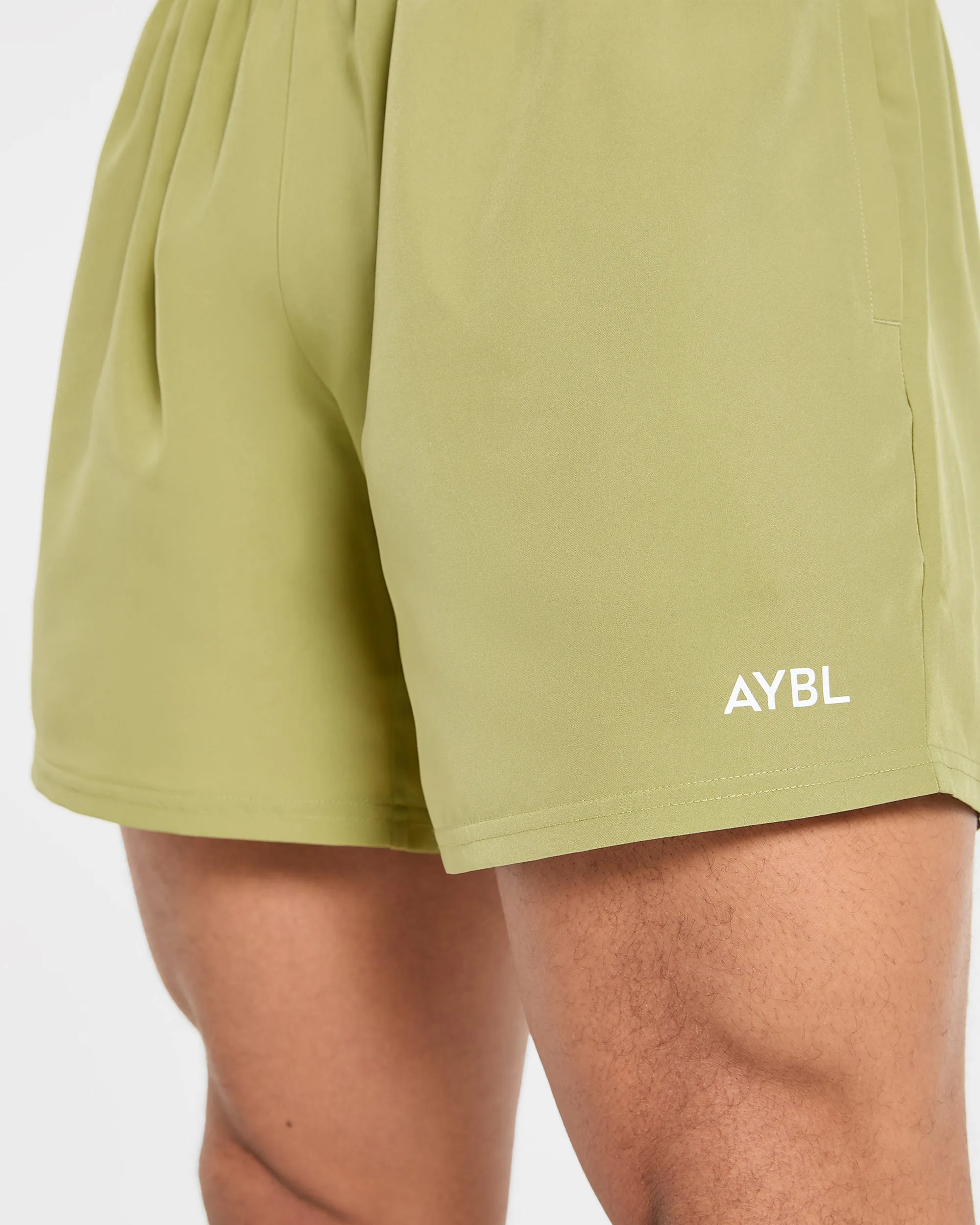 Core 5" Shorts - Citrus Olive sold by AYBL product image thumbnail 5