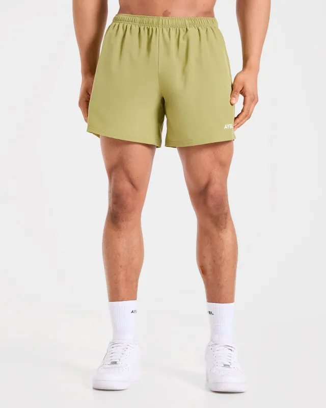 Core 5" Shorts - Citrus Olive made by AYBL
