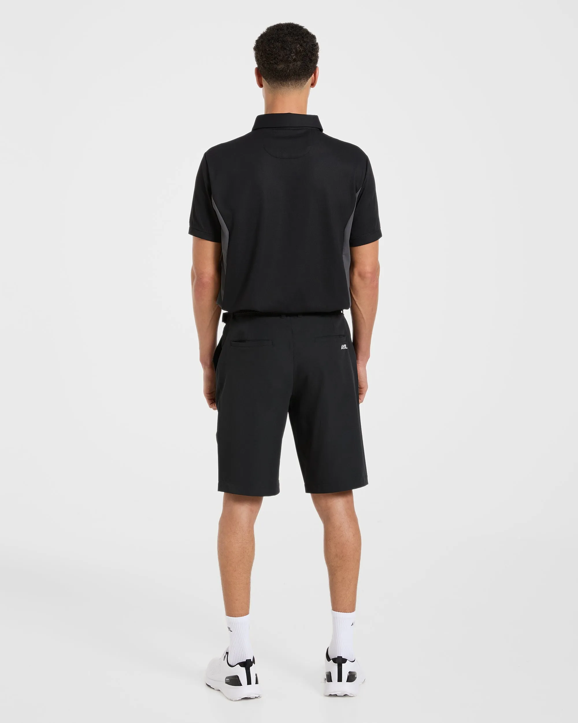 Edge Polo - Black/Charcoal sold by AYBL product image thumbnail 4