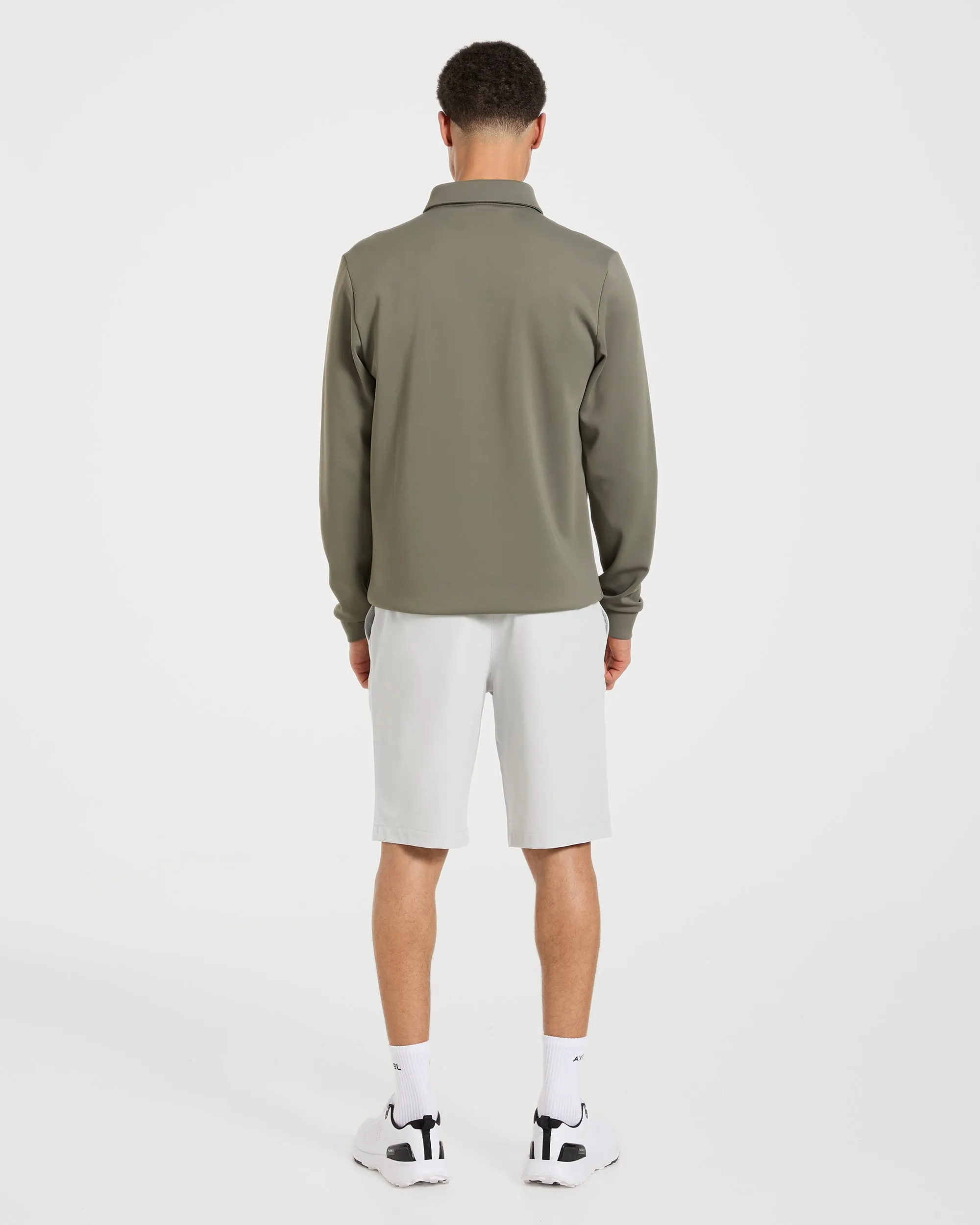 Precision Longsleeve Collared Pullover - Deep Sage sold by AYBL product image thumbnail 4