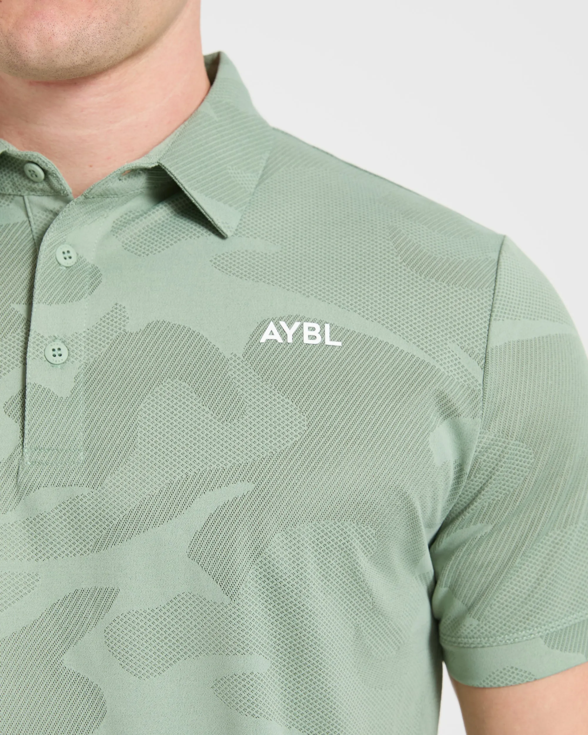 Camo Polo - Muted Green sold by AYBL product image thumbnail 5