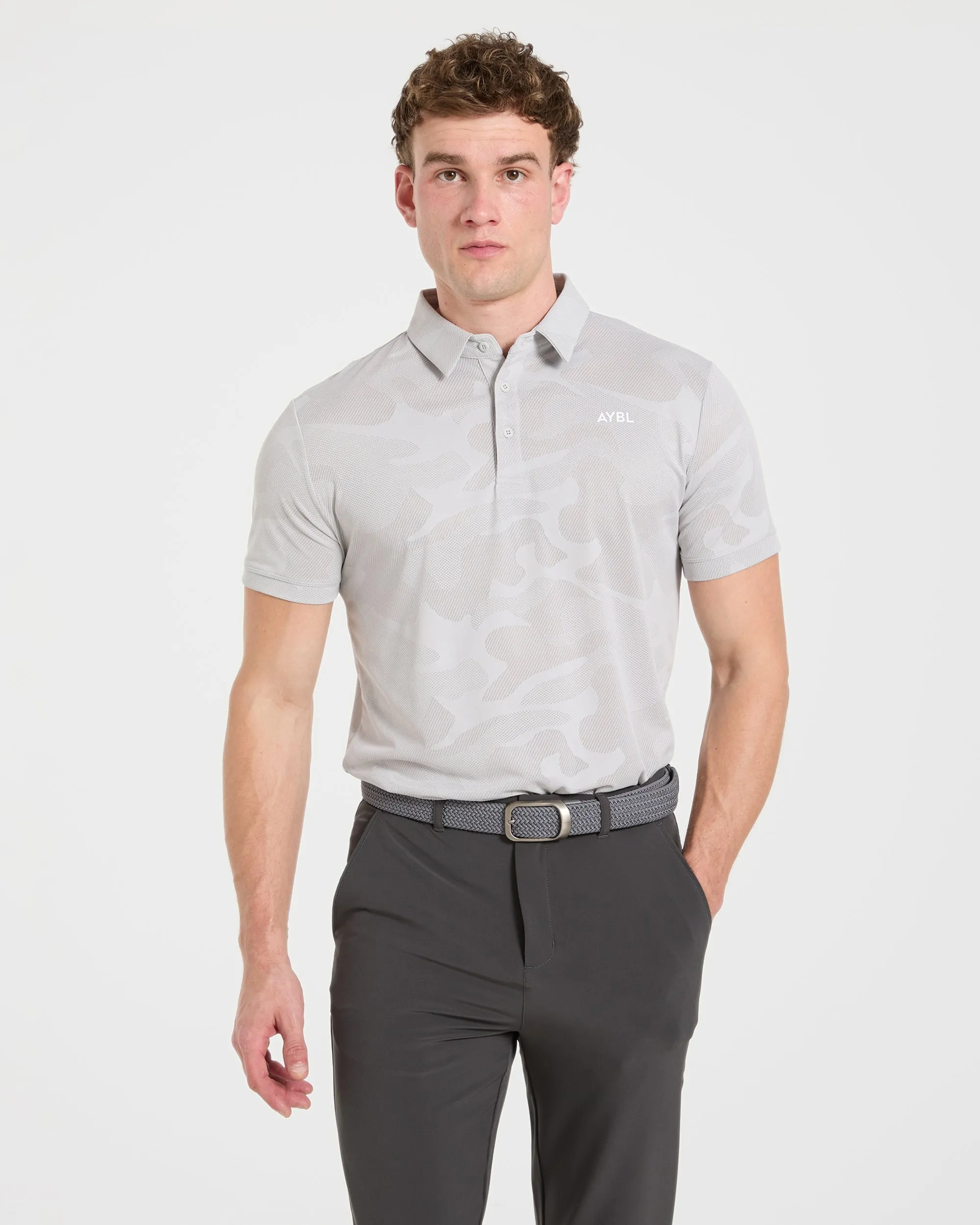 Camo Polo - Ice Grey sold by AYBL