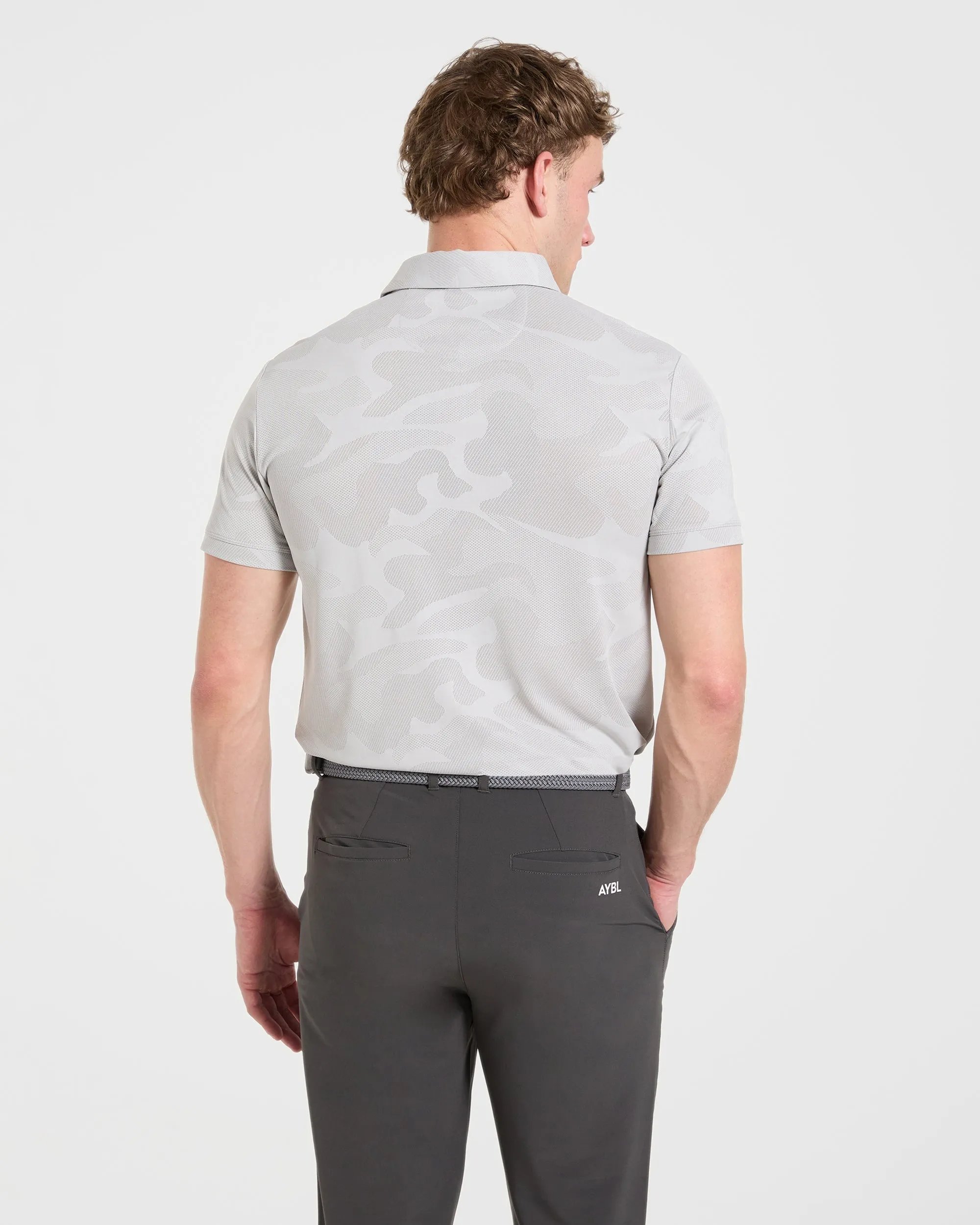 Camo Polo - Ice Grey sold by AYBL product image thumbnail 2