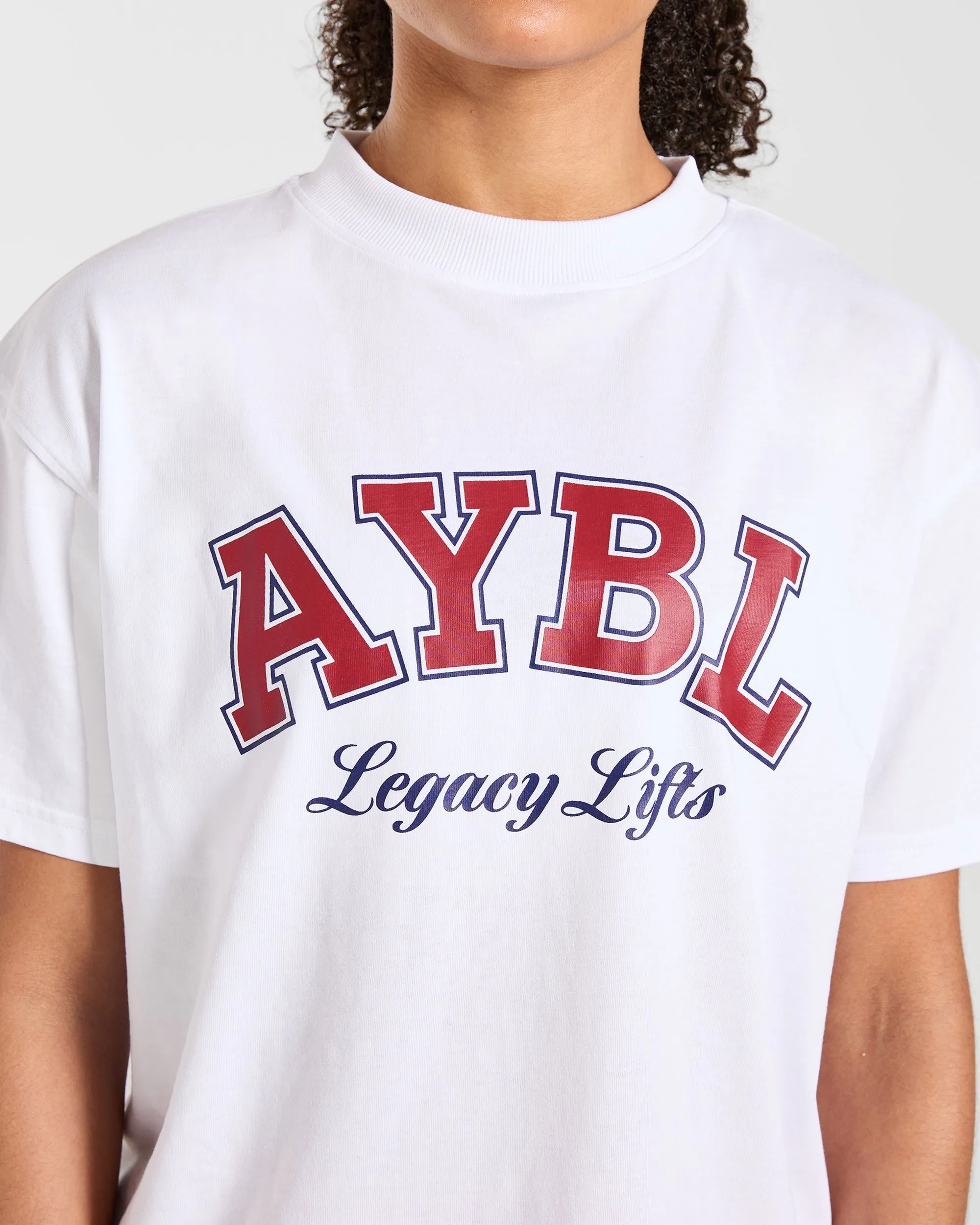 Legacy Lifts Oversized T Shirt - White sold by AYBL product image thumbnail 5