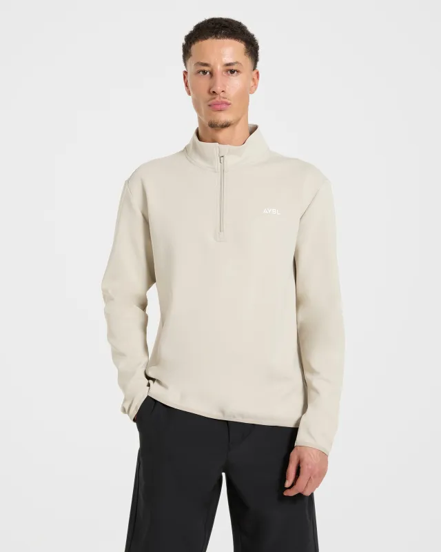 Precision 1/4 Zip Pullover - Sand made by AYBL