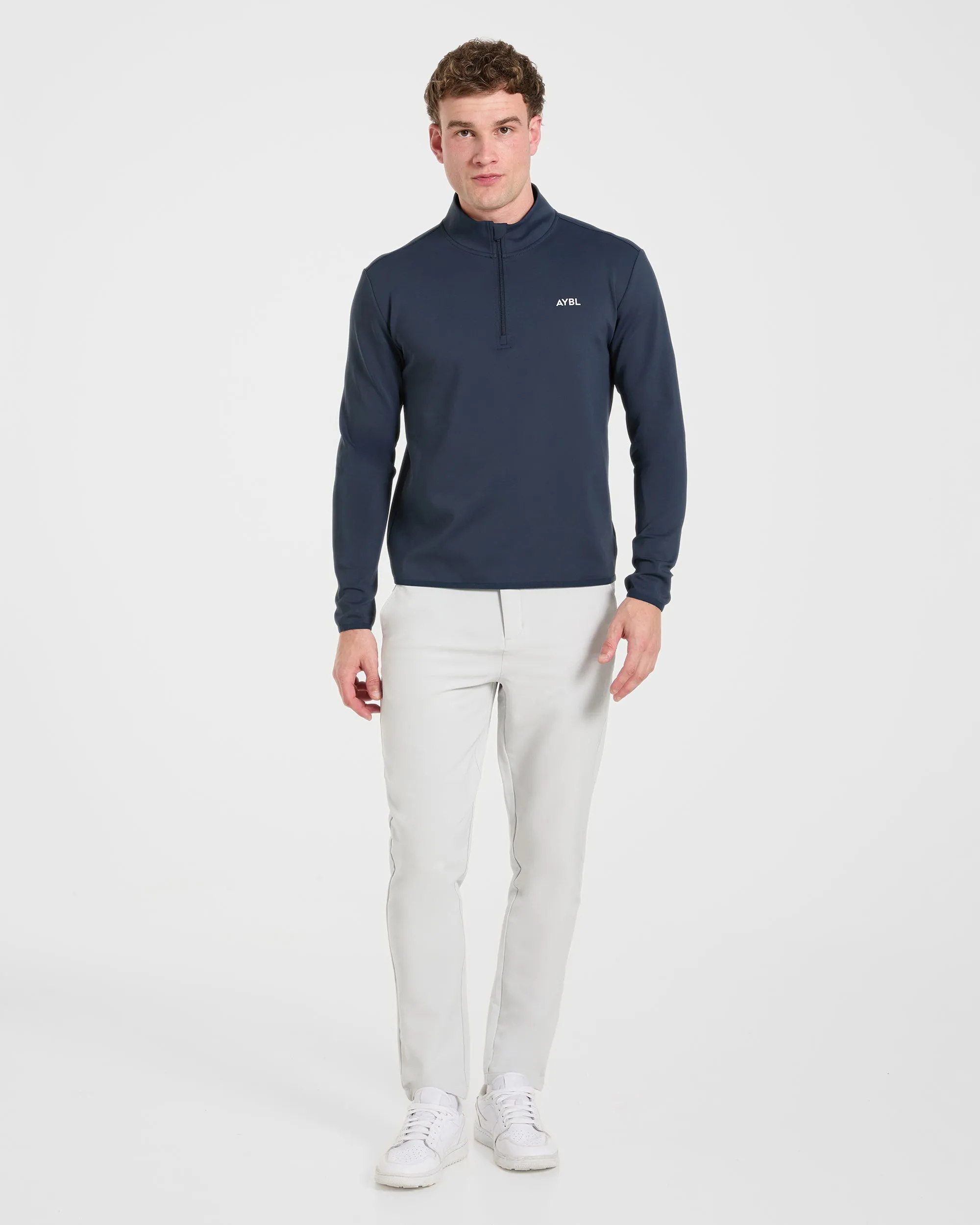 Precision 1/4 Zip Pullover - Navy Blue sold by AYBL product image thumbnail 3