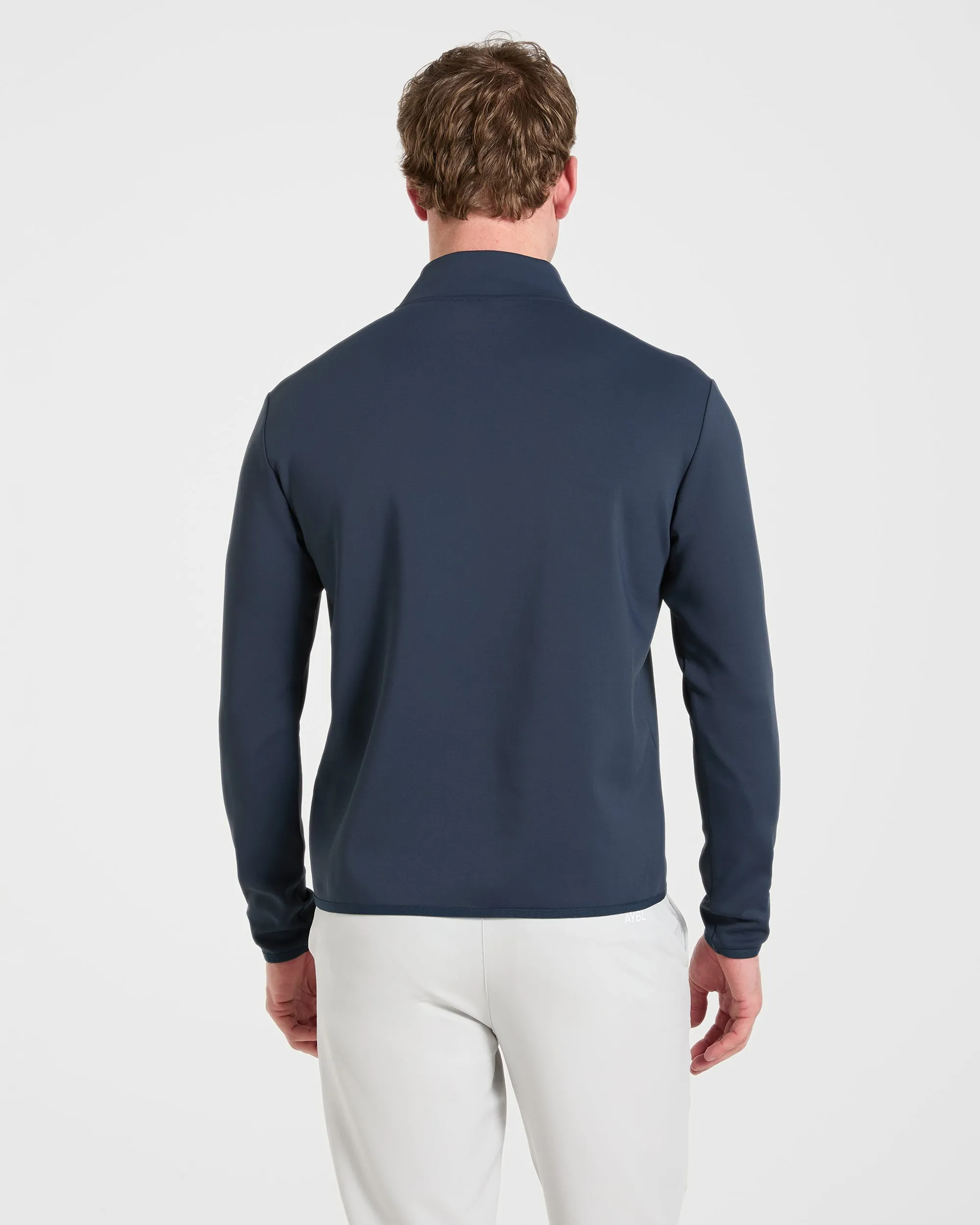 Precision 1/4 Zip Pullover - Navy Blue sold by AYBL product image thumbnail 2