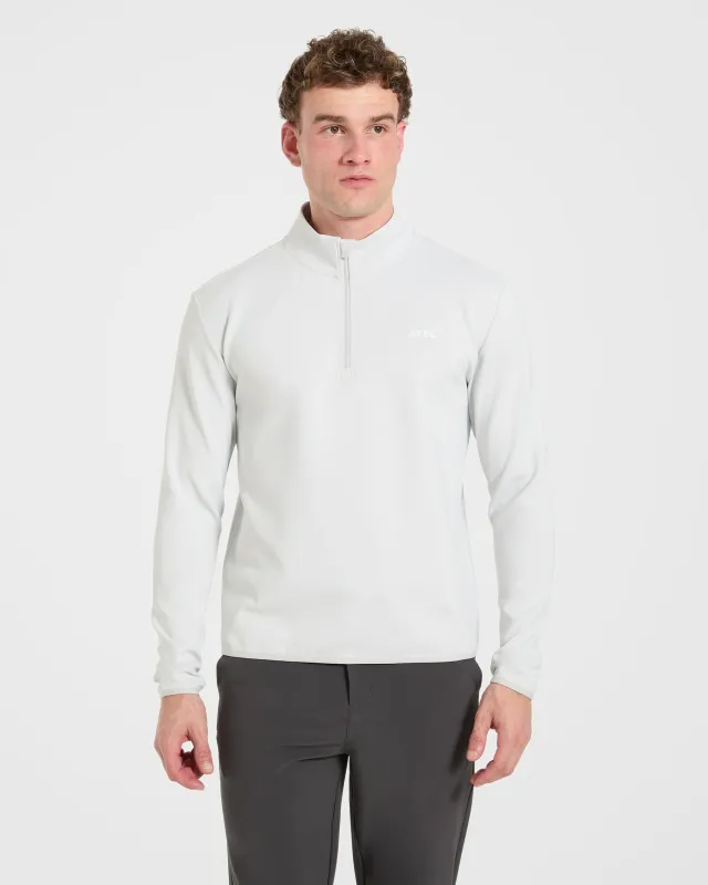 Precision 1/4 Zip Pullover - Ice Grey made by AYBL