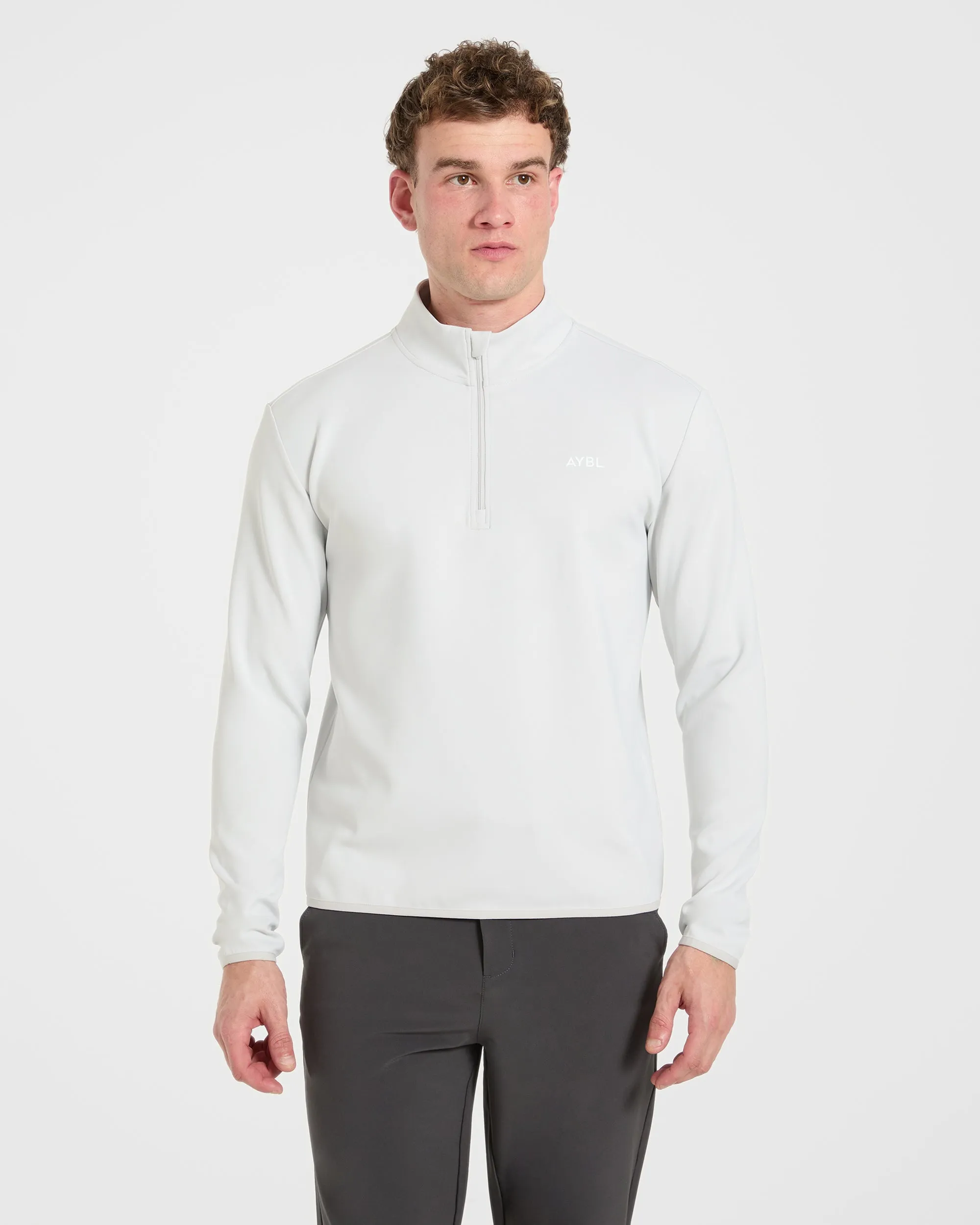 Precision 1/4 Zip Pullover - Ice Grey sold by AYBL
