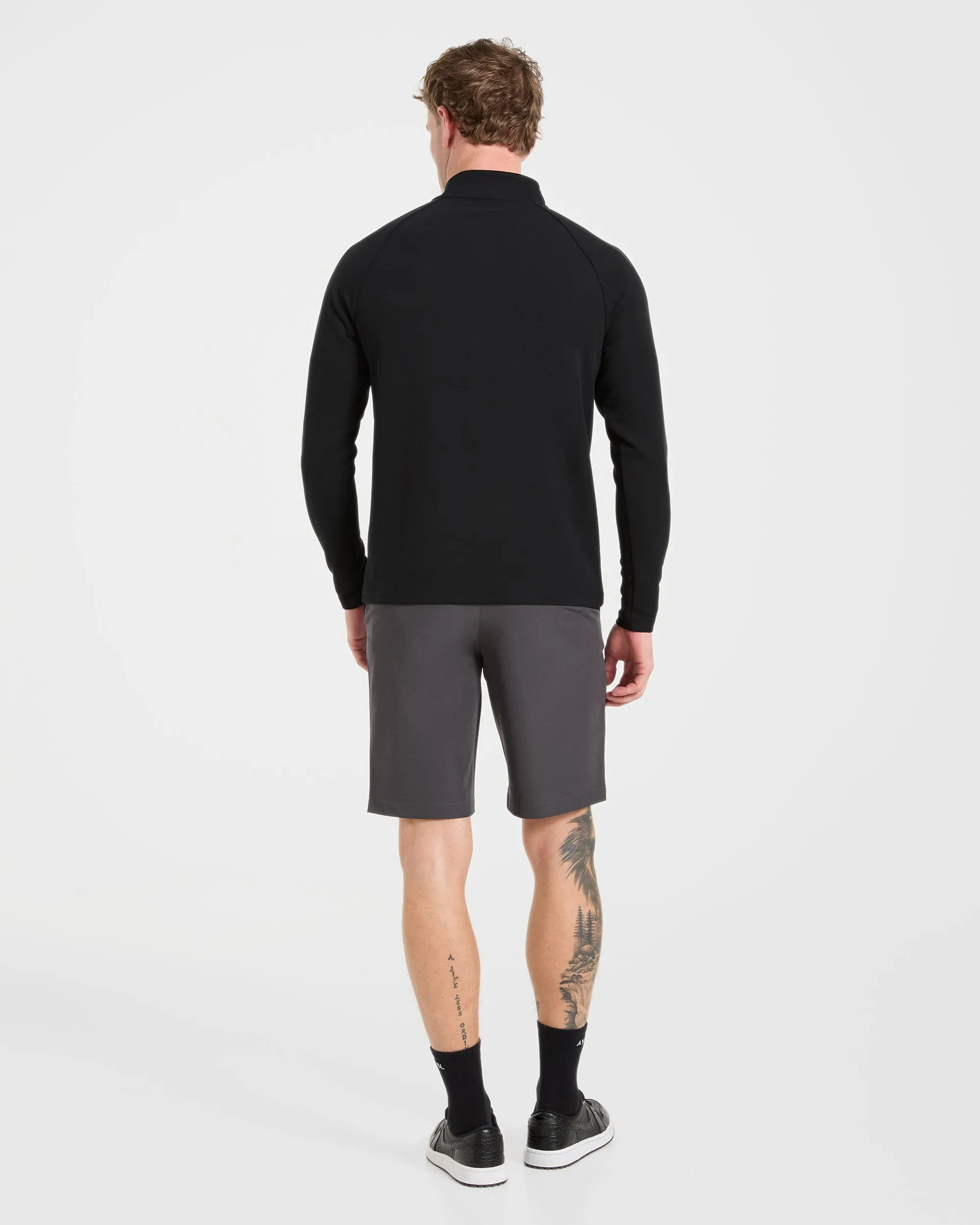 Precision Hybrid 1/4 Zip Pullover - Black sold by AYBL product image thumbnail 4