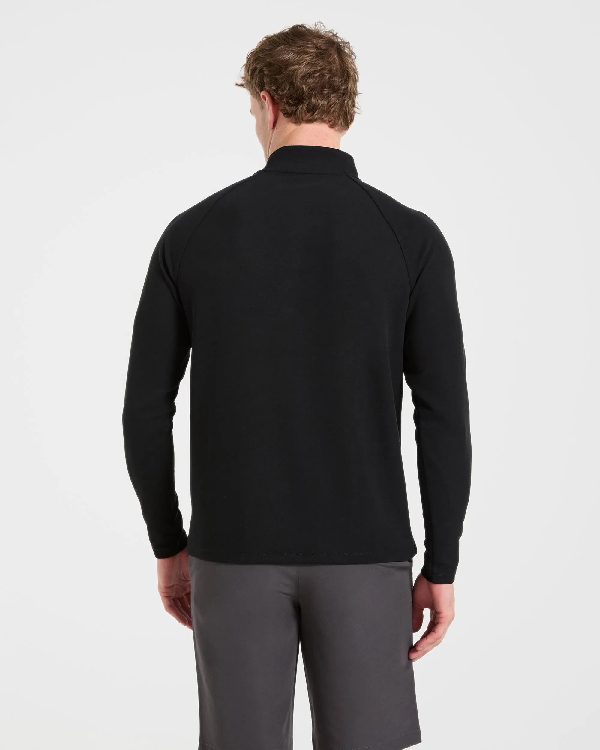 Precision Hybrid 1/4 Zip Pullover - Black sold by AYBL product image thumbnail 2