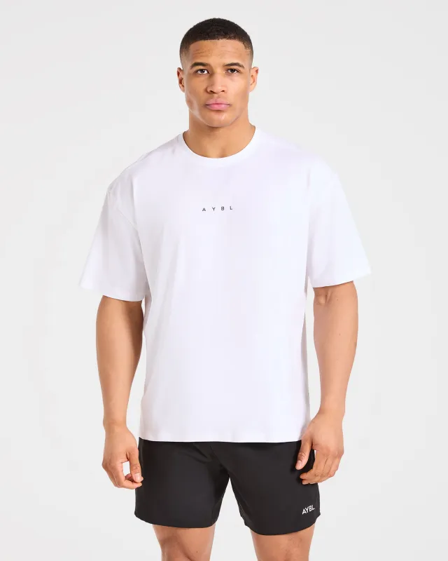 Force Oversized T Shirt - White made by AYBL