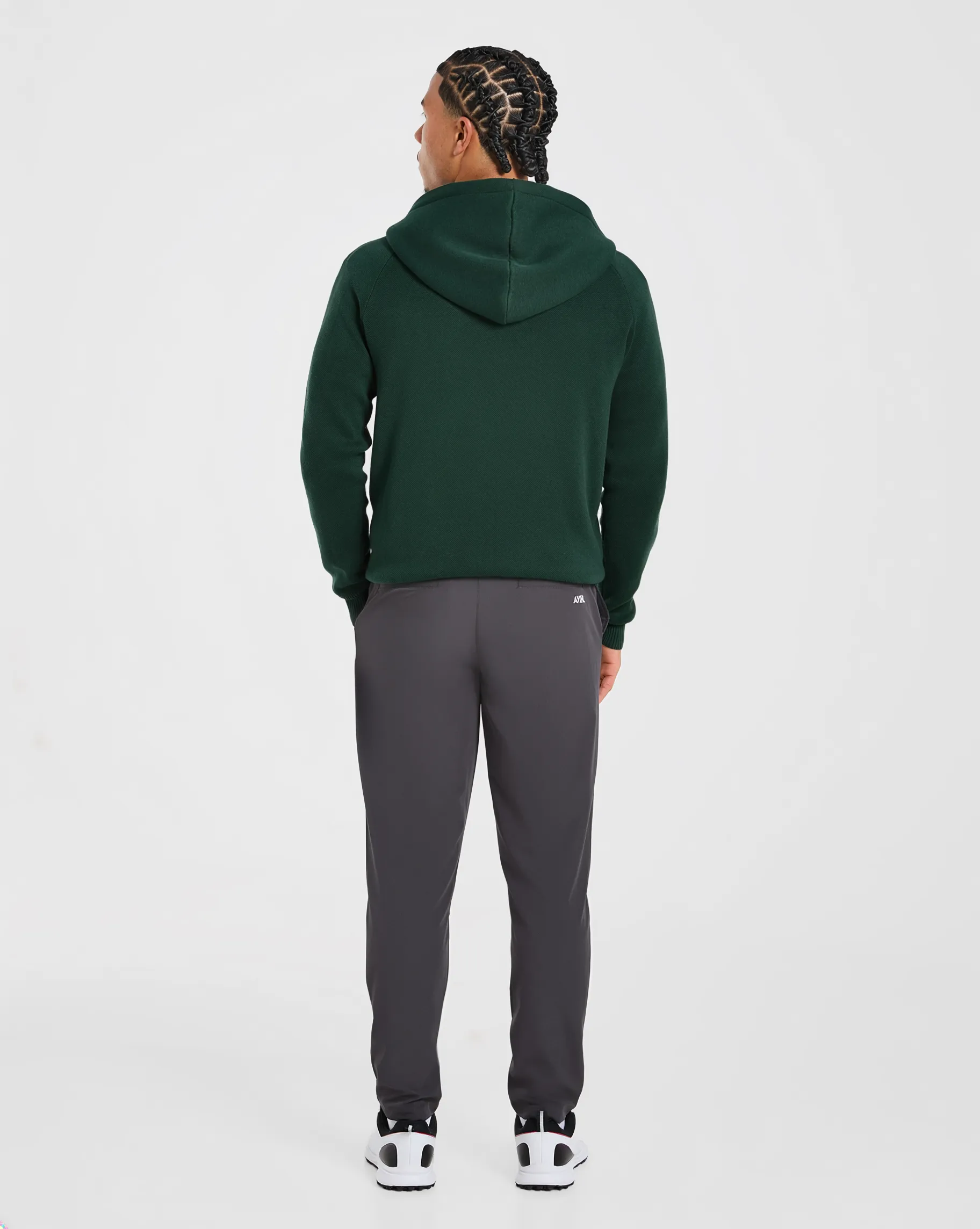Golf Club Knitted Hoodie - Pine Green sold by AYBL product image thumbnail 4
