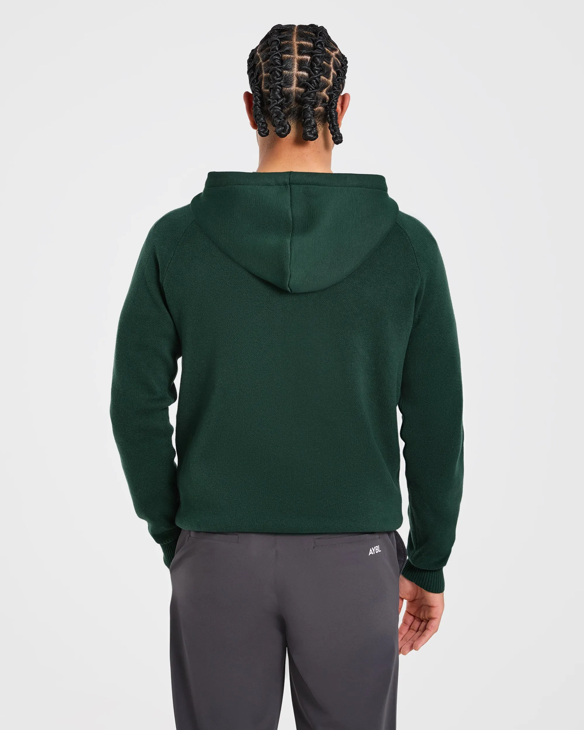 Golf Club Knitted Hoodie - Pine Green sold by AYBL product image thumbnail 2