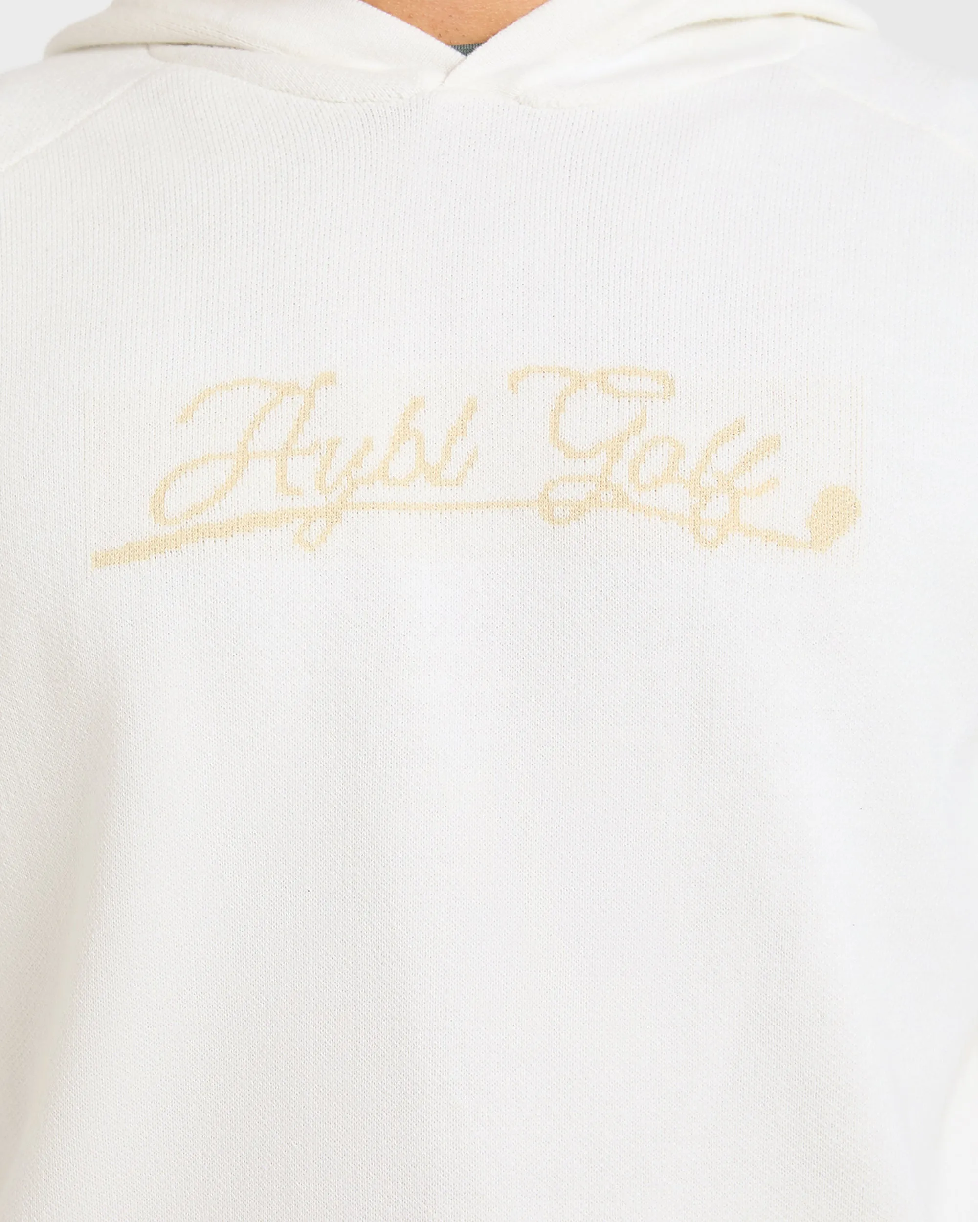 Golf Club Knitted Hoodie - Off White sold by AYBL product image thumbnail 5
