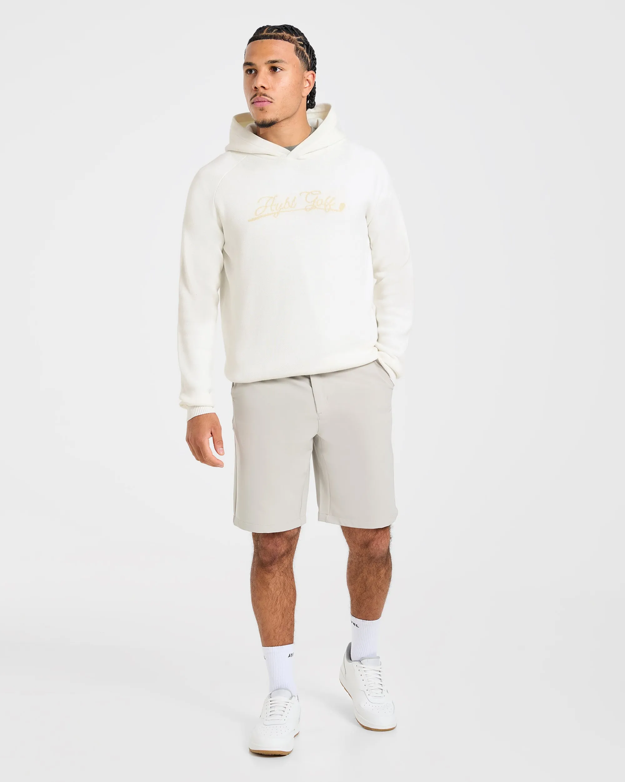 Golf Club Knitted Hoodie - Off White sold by AYBL product image thumbnail 3